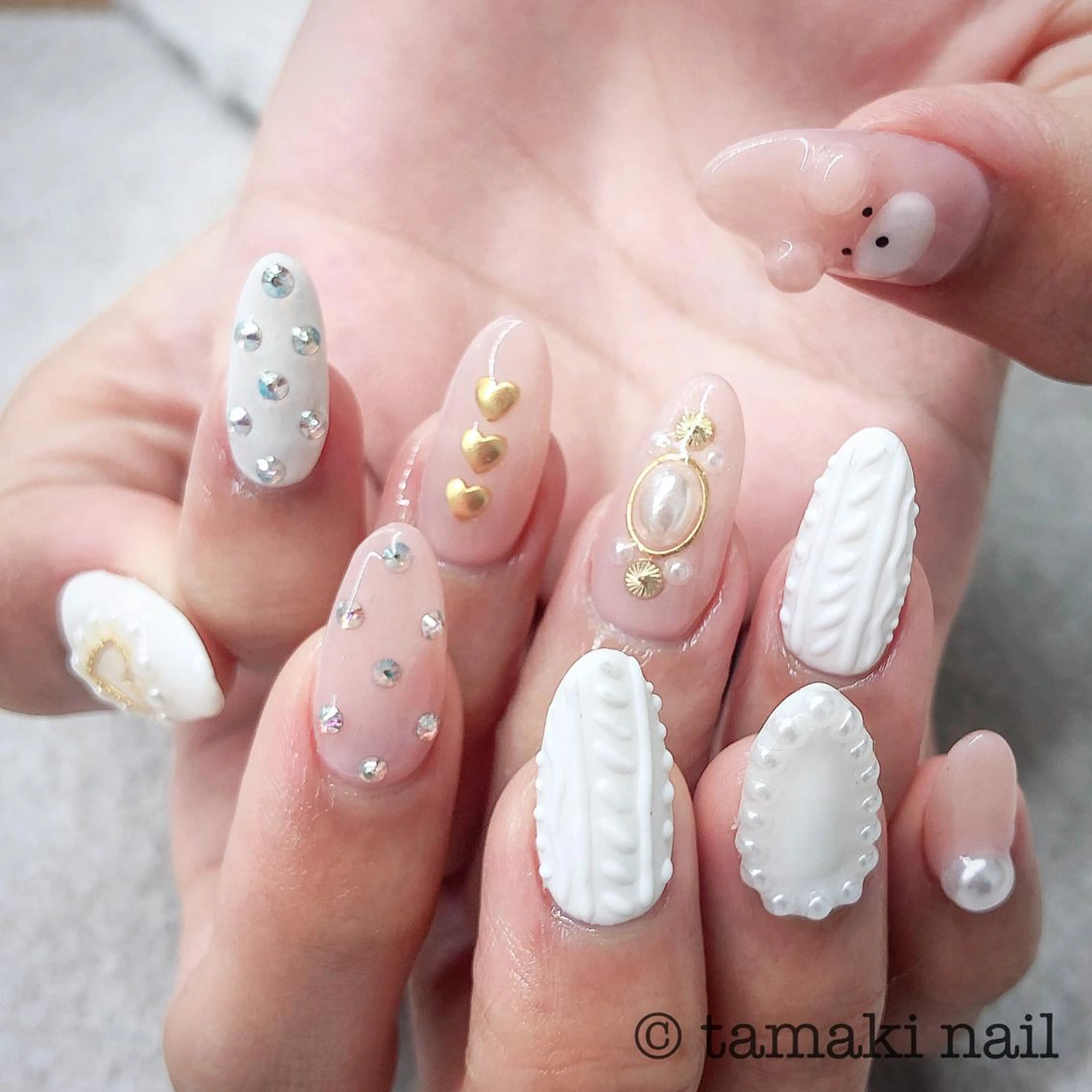 ネイル マットネイル ハンドネイル MAYME所属・MAYME TAMAKIのネイルデザイン