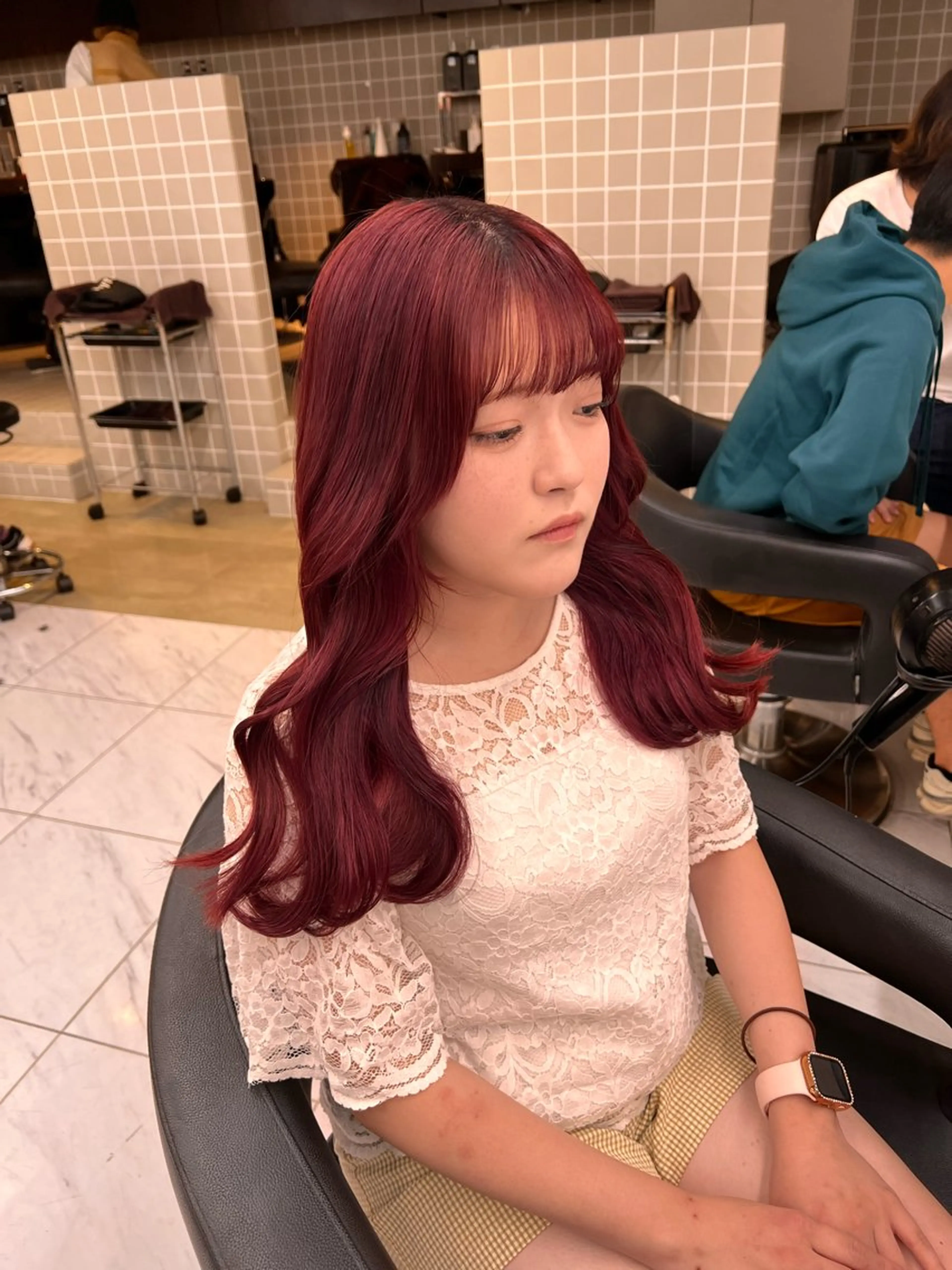 ロング カラー 💖札幌カラー 指名No.1💖玲奈のヘアスタイル