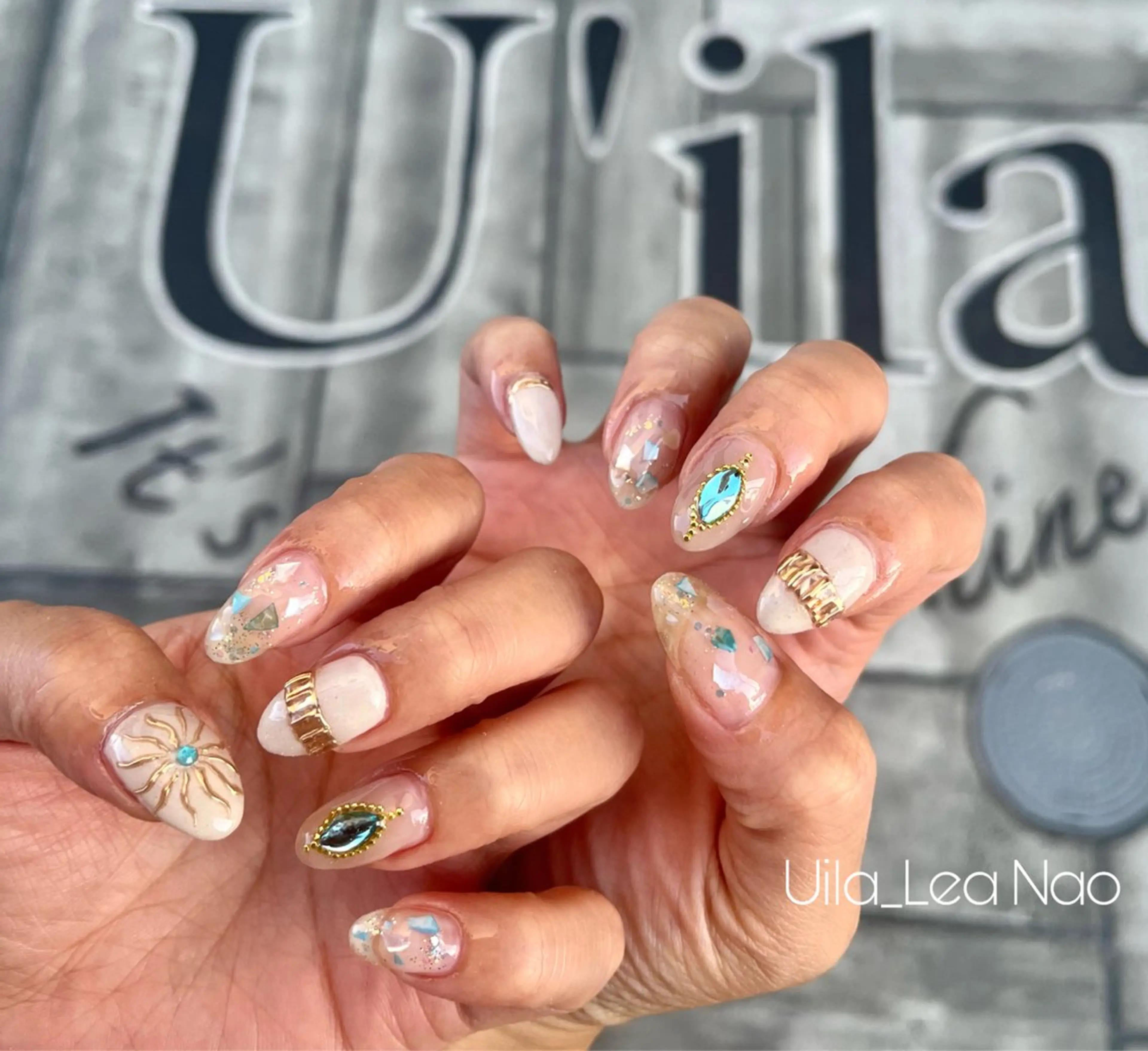 ミディアム ネイル 持ち込み Nao美 Nailのネイルデザイン