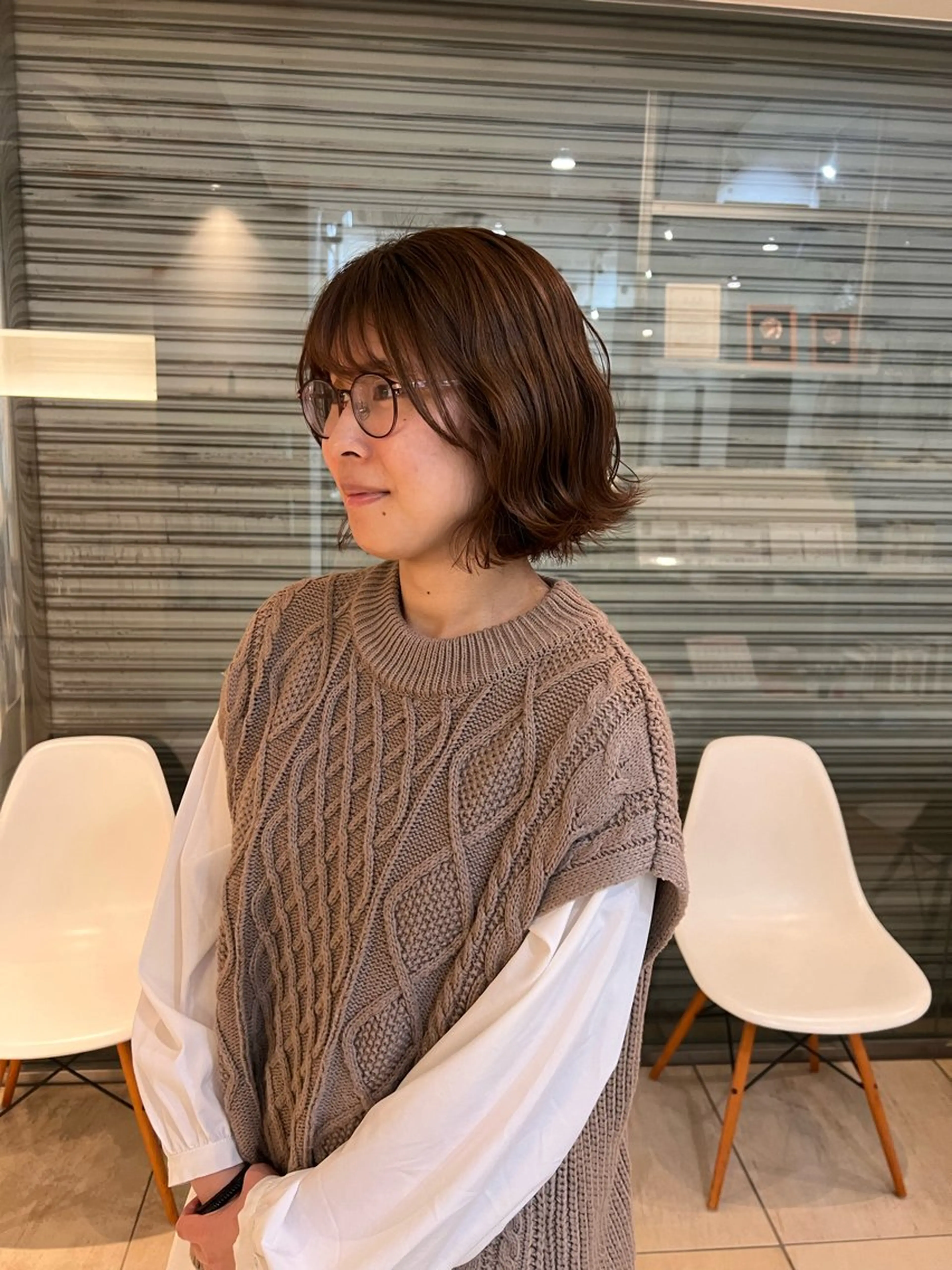 ミディアム カラー リリカ🐈‍⬛メンズ カットモデル/上永谷のヘアスタイル