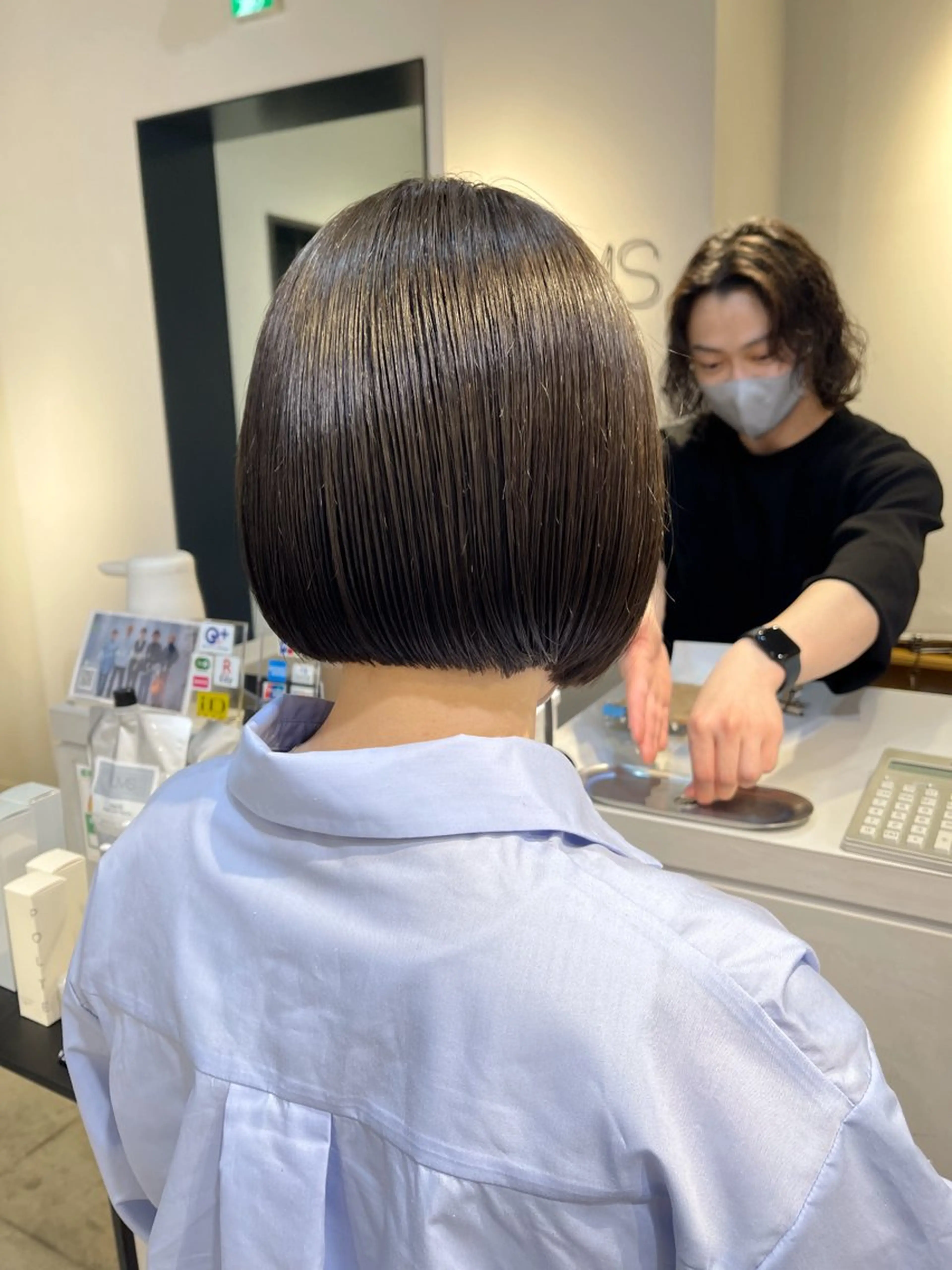 ショート カット ヘアカラー トリートメント 川本 裕🌿のヘアスタイル