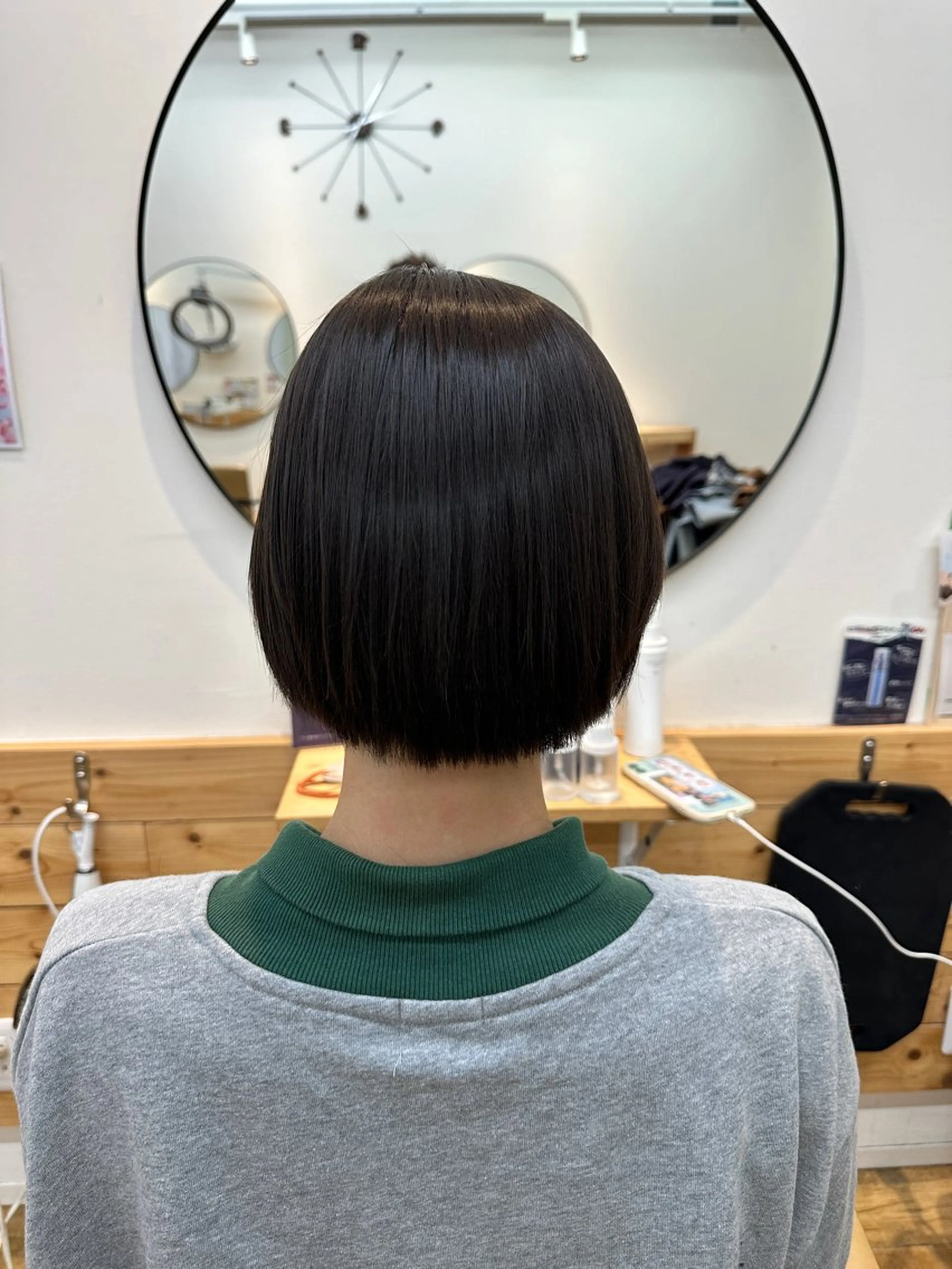 ショート ボブ 伸ばしかけ ショートヘア 大阪　美容師 ゆいのヘアスタイル