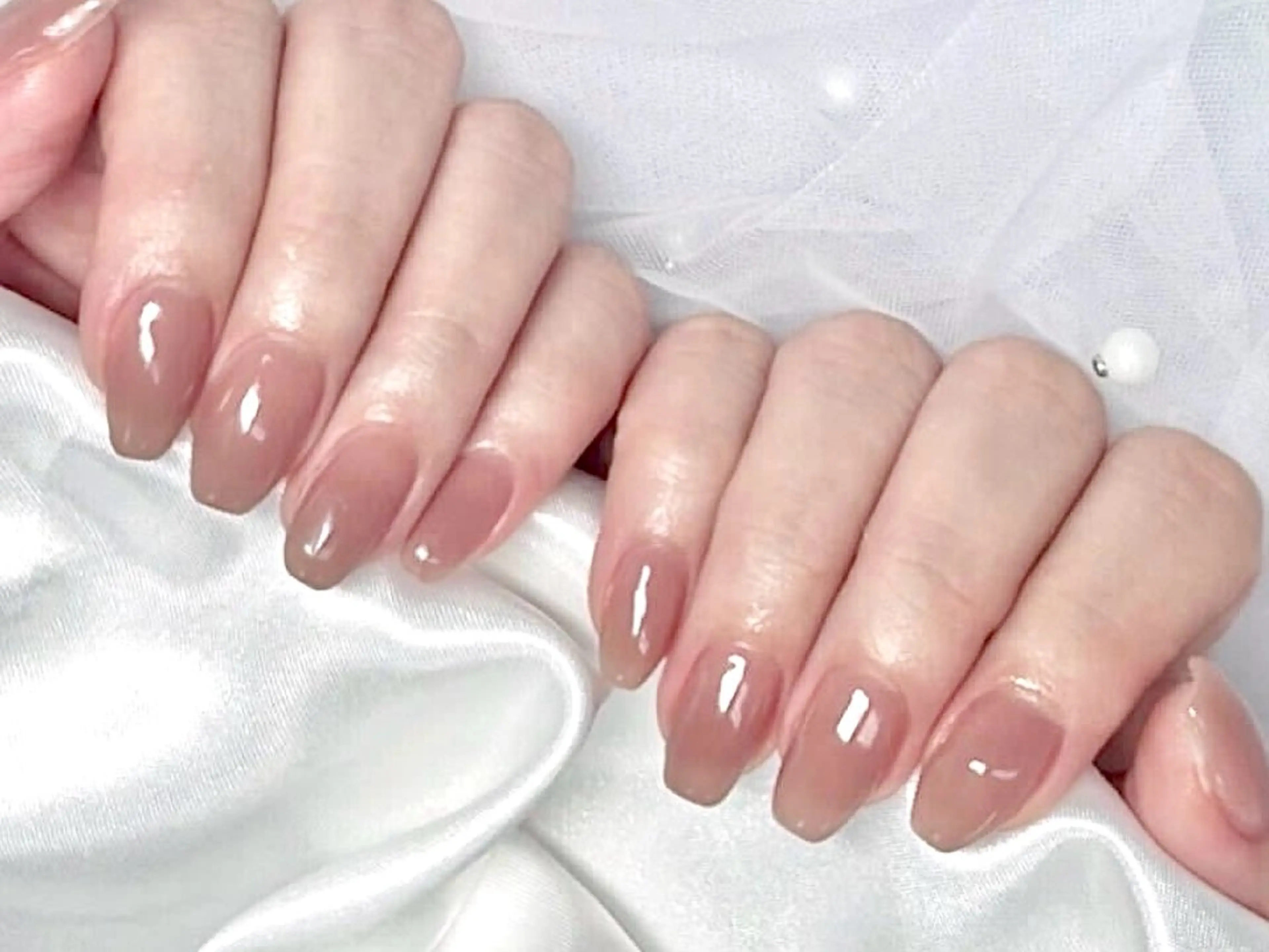 ネイル ジェルネイル マグネットネイル ニュアンスネイル ワンカラーネイル パラジェル Nail Neige🐈🌙のネイルデザイン