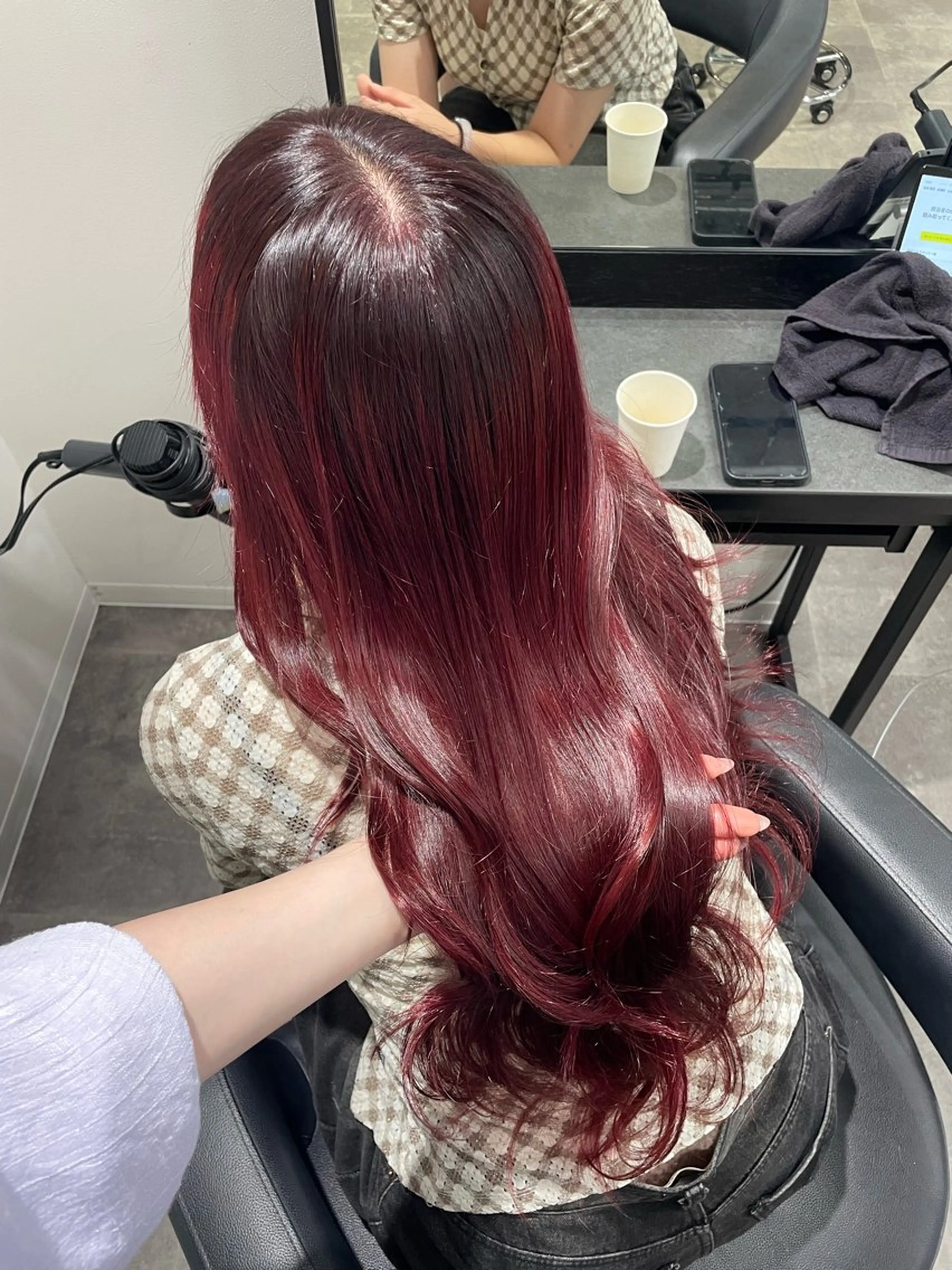 ロング カラー 🎀暖色/ラベンダー /paru🤍のヘアスタイル