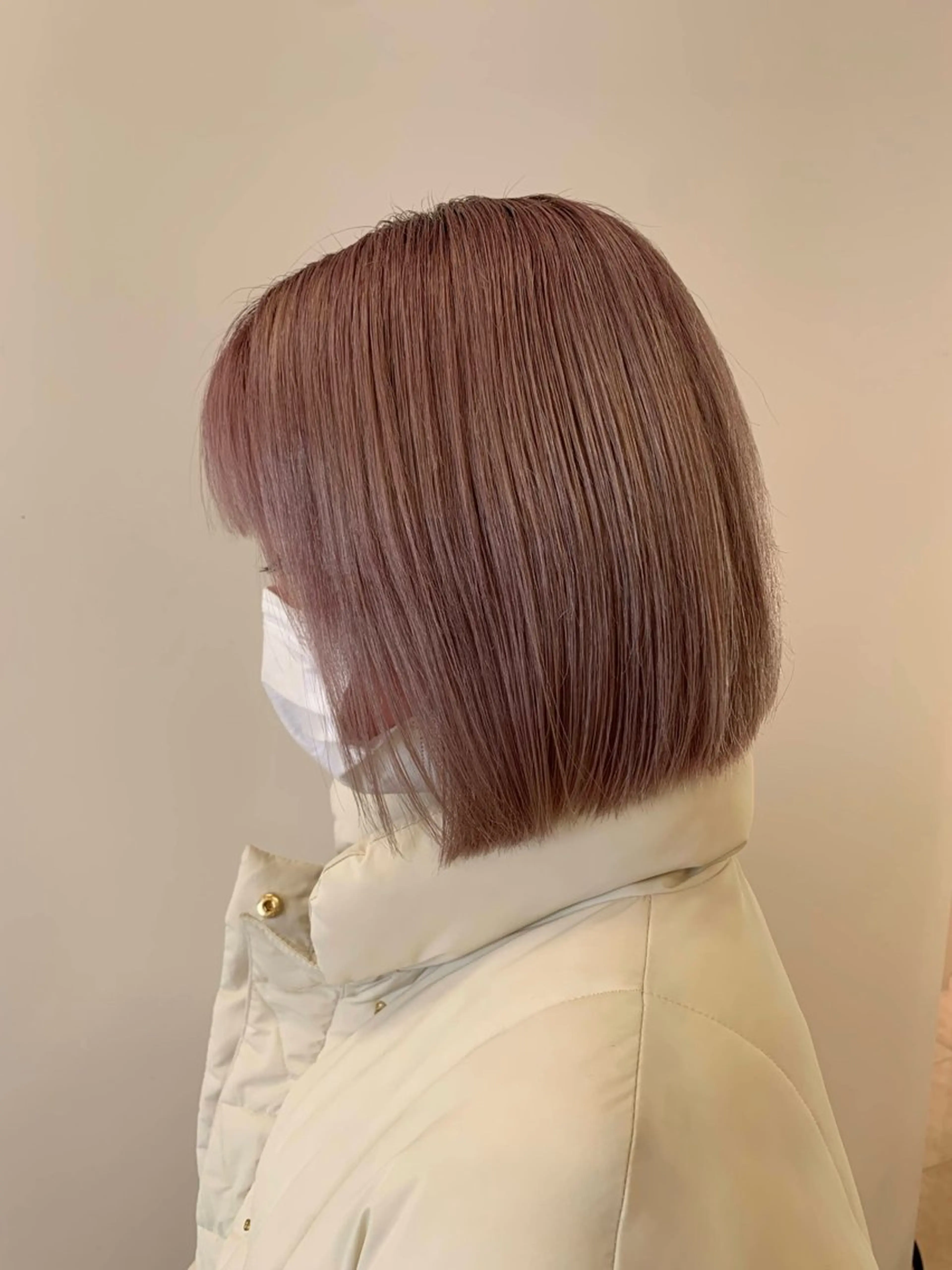 ショート カラー ブリーチ ピンクカラー ブリーチ✨/似合わせ カラー🎀/Yuzuのヘアスタイル