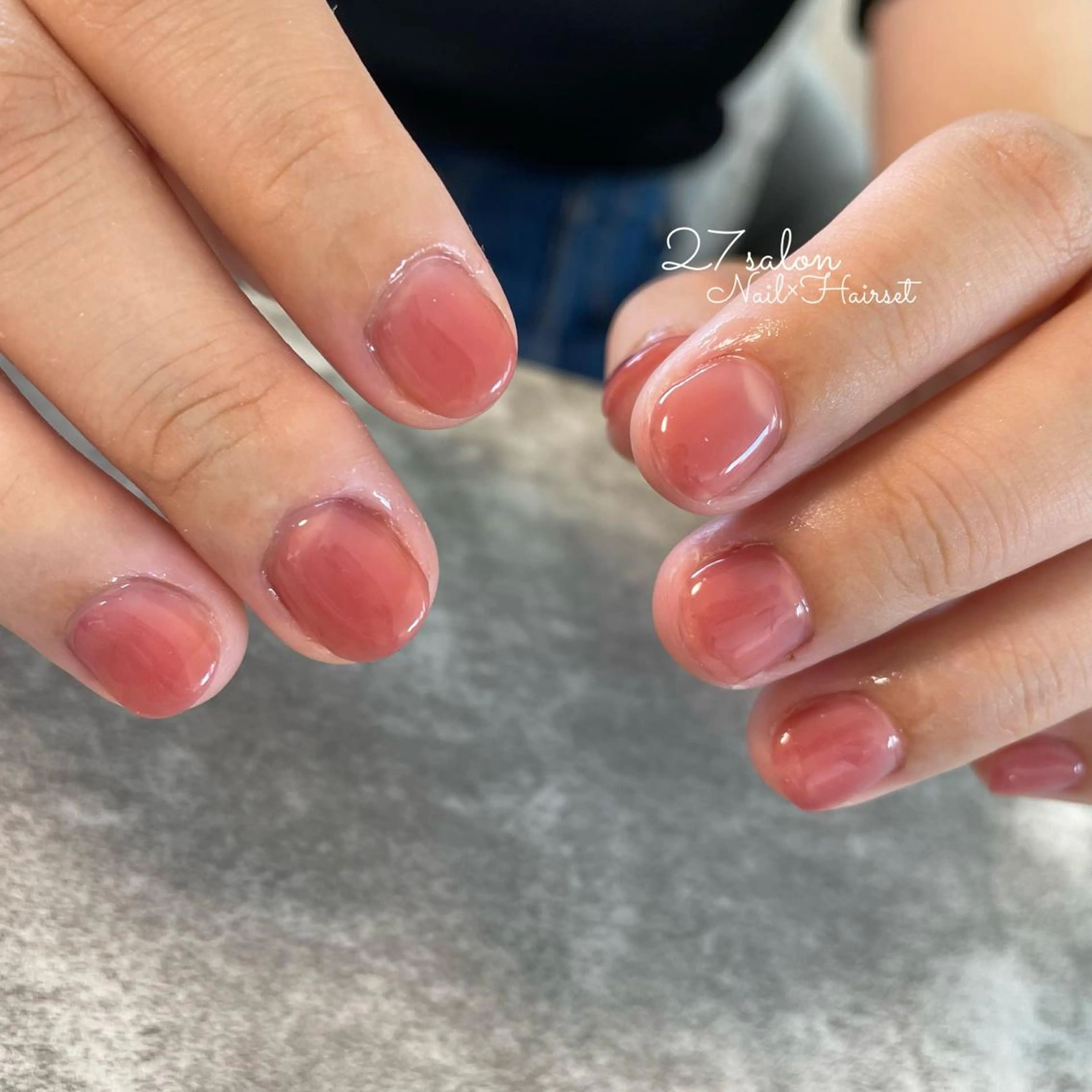 ネイル クリアネイル 27salon yuinaのネイルデザイン