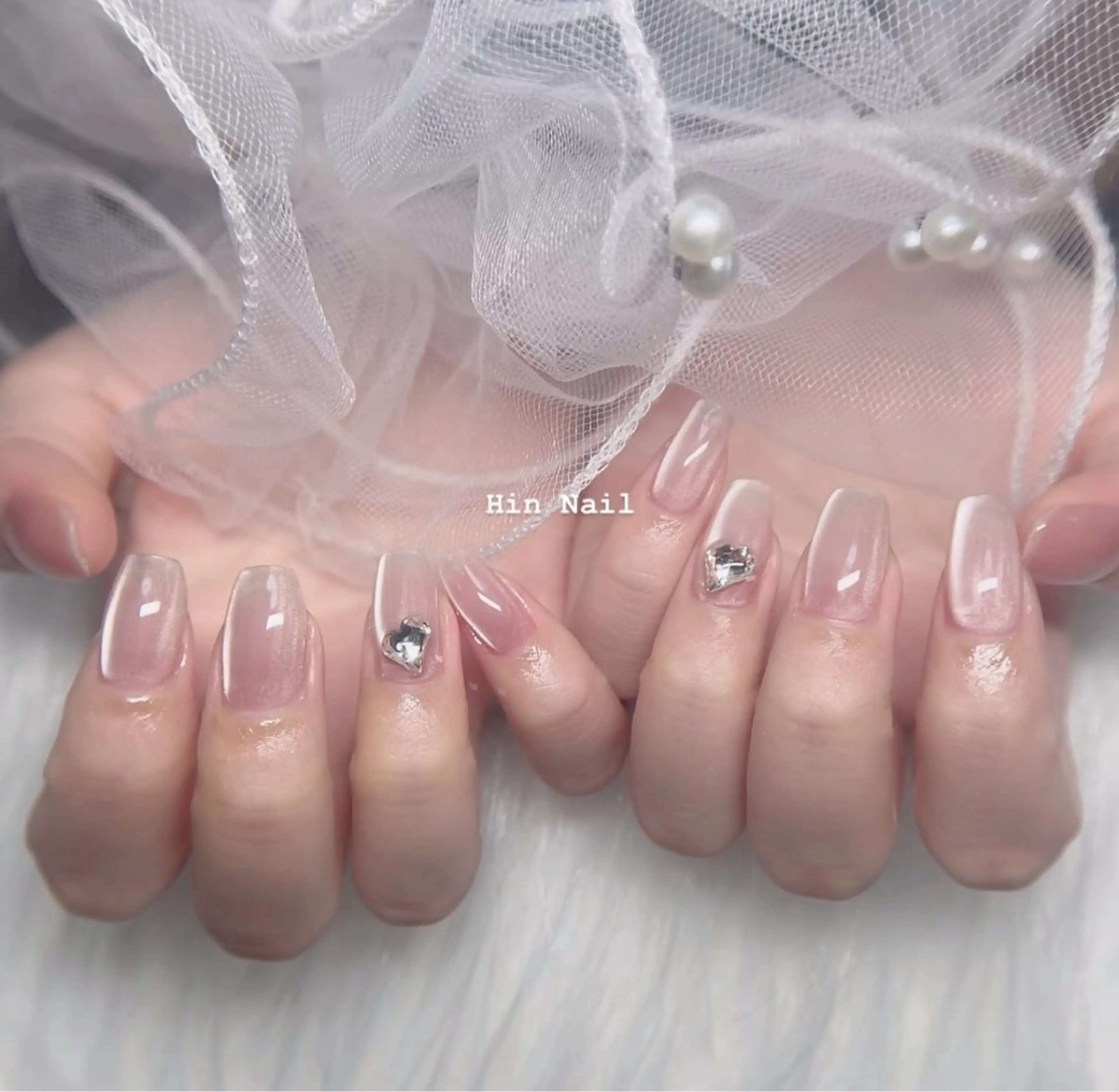 ネイル ハート ハンドネイル HIN NAILのネイルデザイン