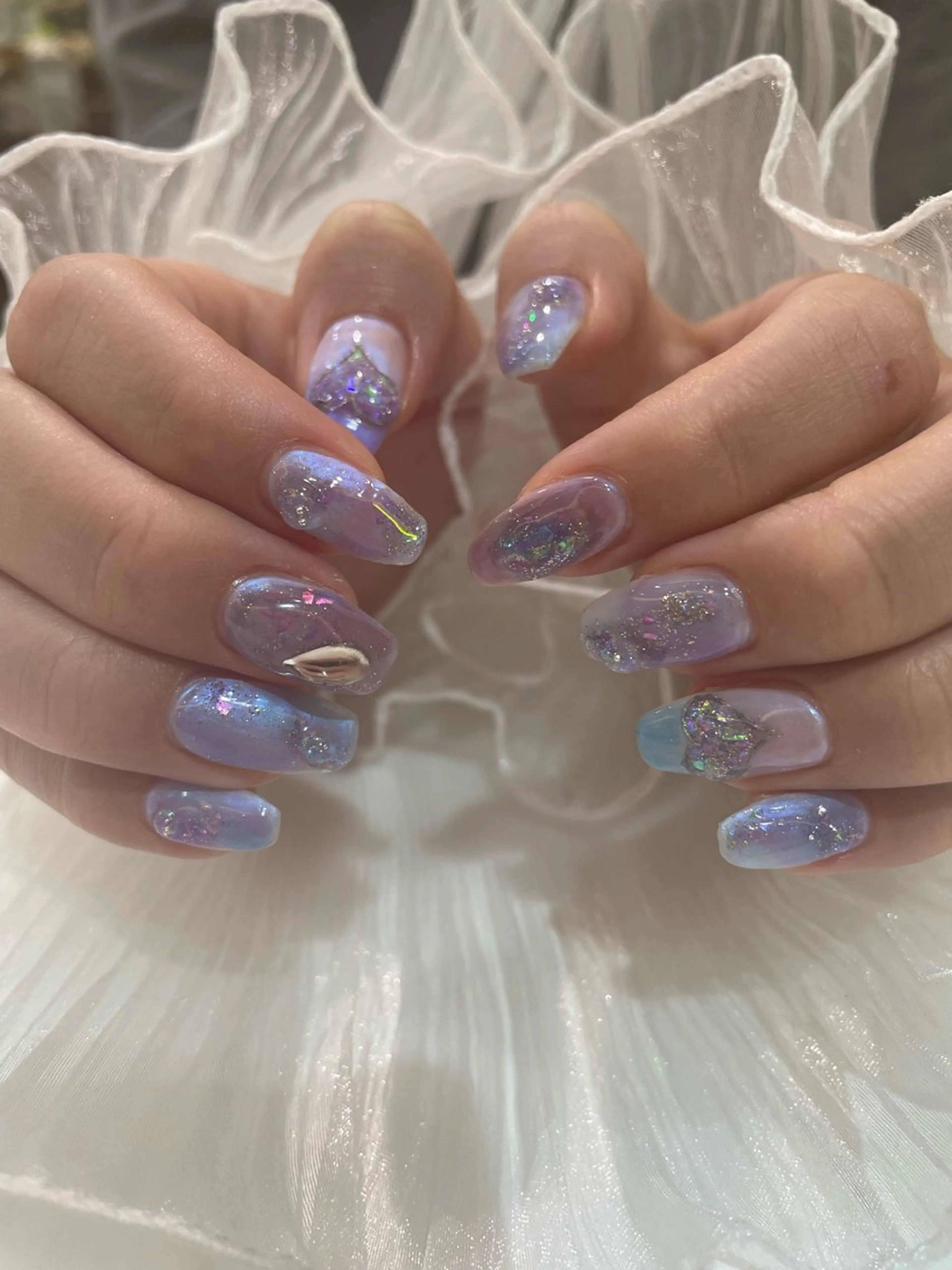 ネイル ‪るか/‪透明感 カラー/アレンジのヘアスタイル