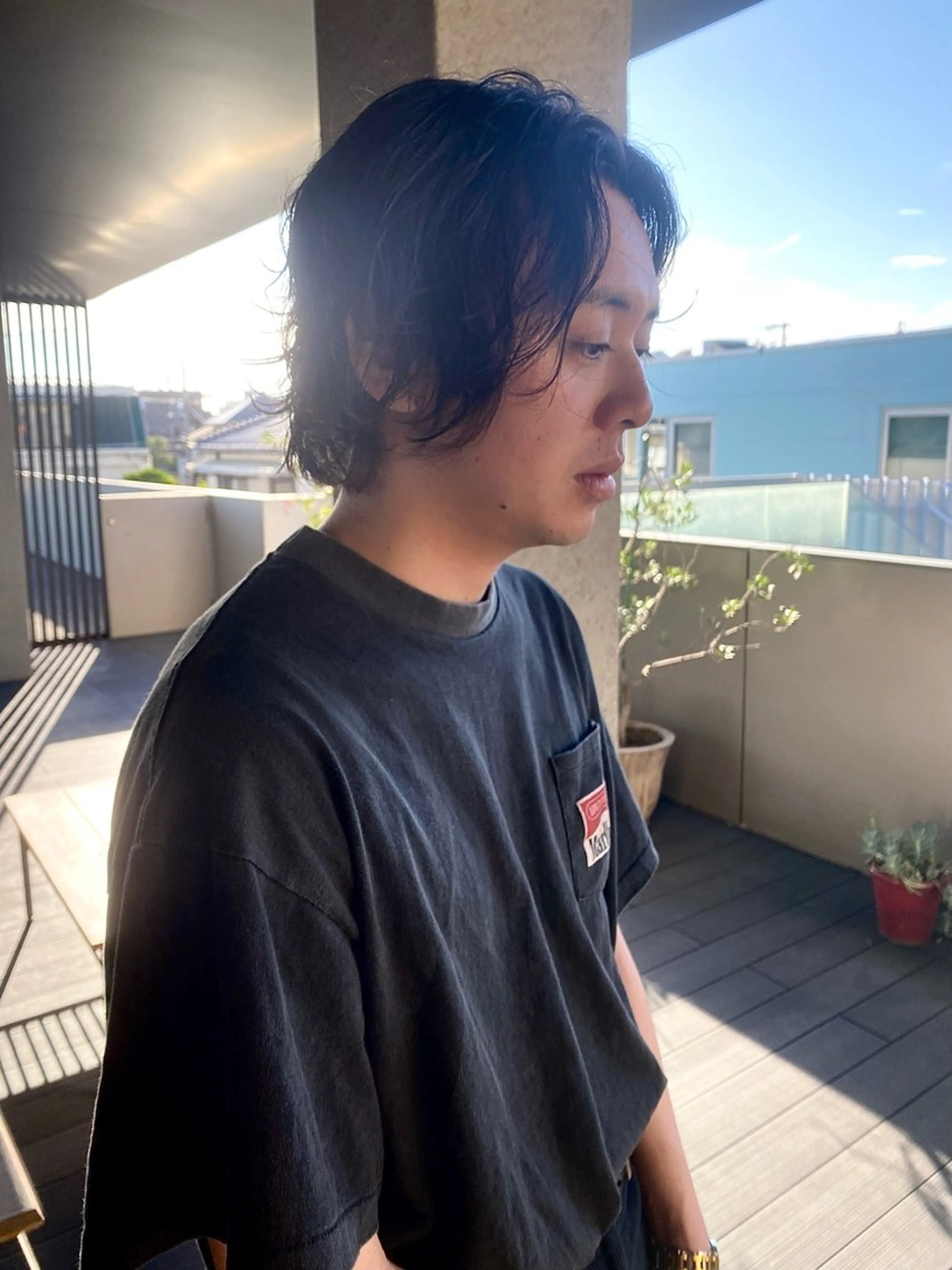 メンズカット+パーマの写真