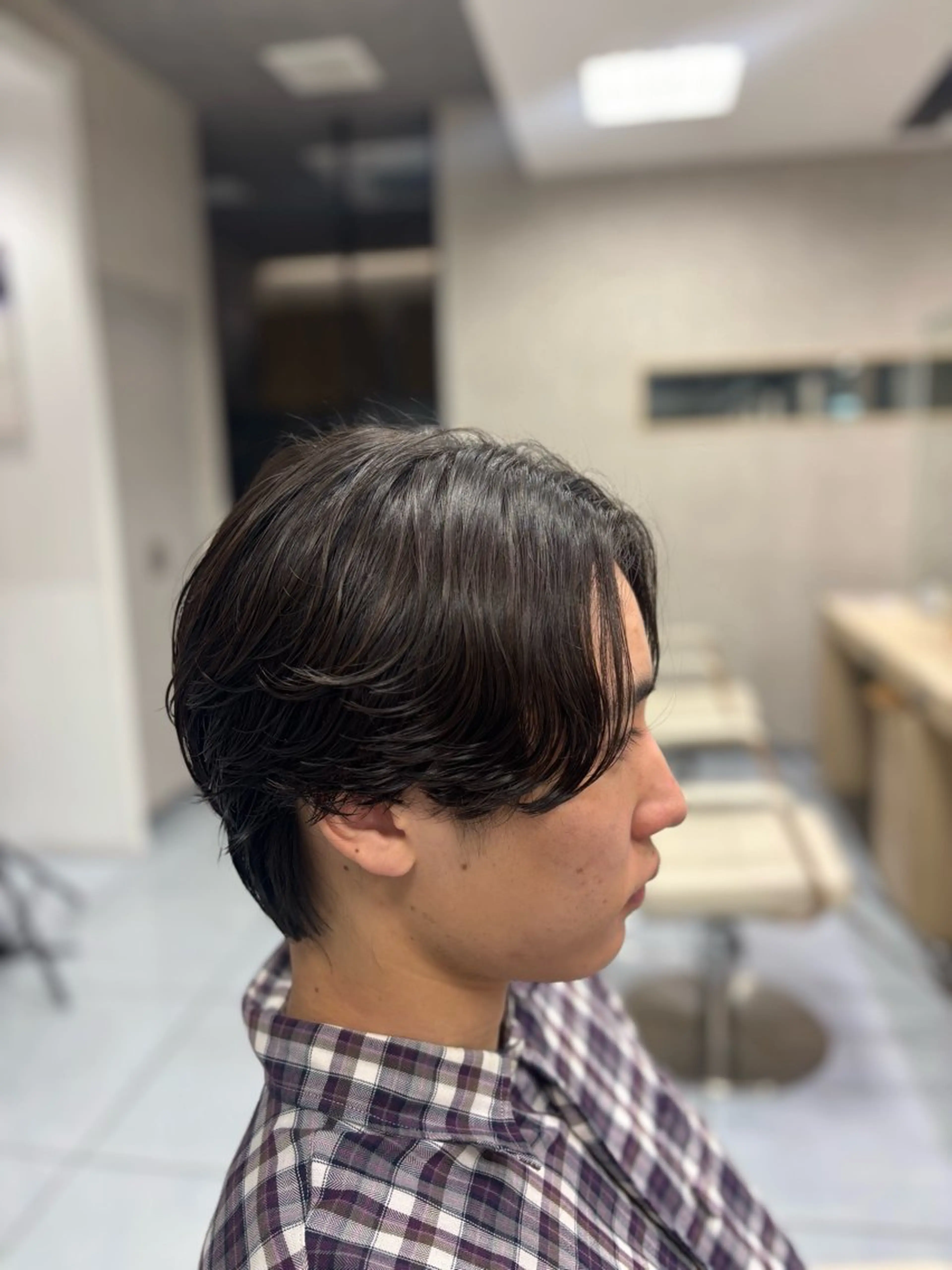 ショート パーマ メンズ カット パーマ メンズ特化韓国風 パーマスタイル/りんのヘアスタイル