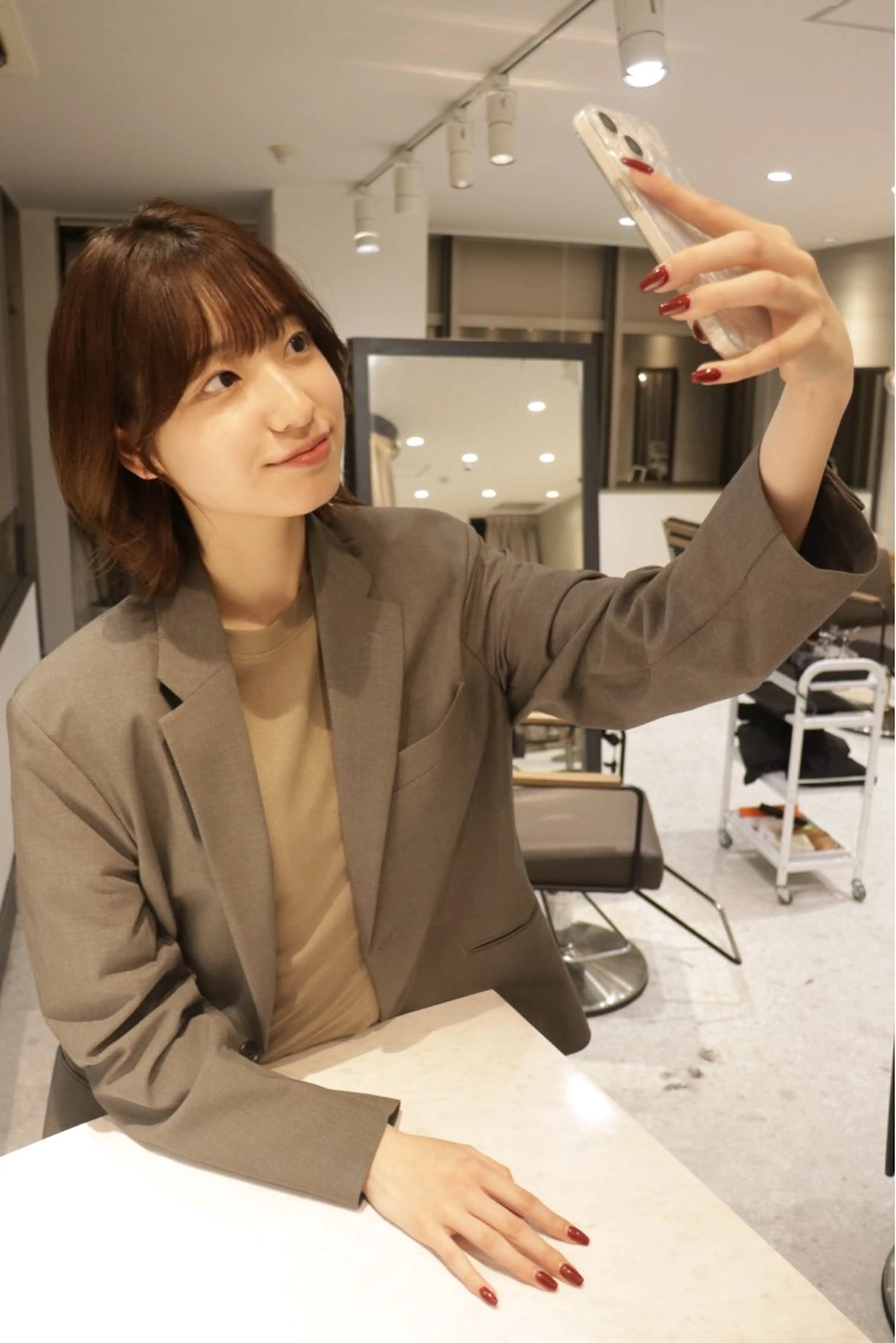 カラー けいし🐬ボブ 美髪縮毛矯正のヘアスタイル