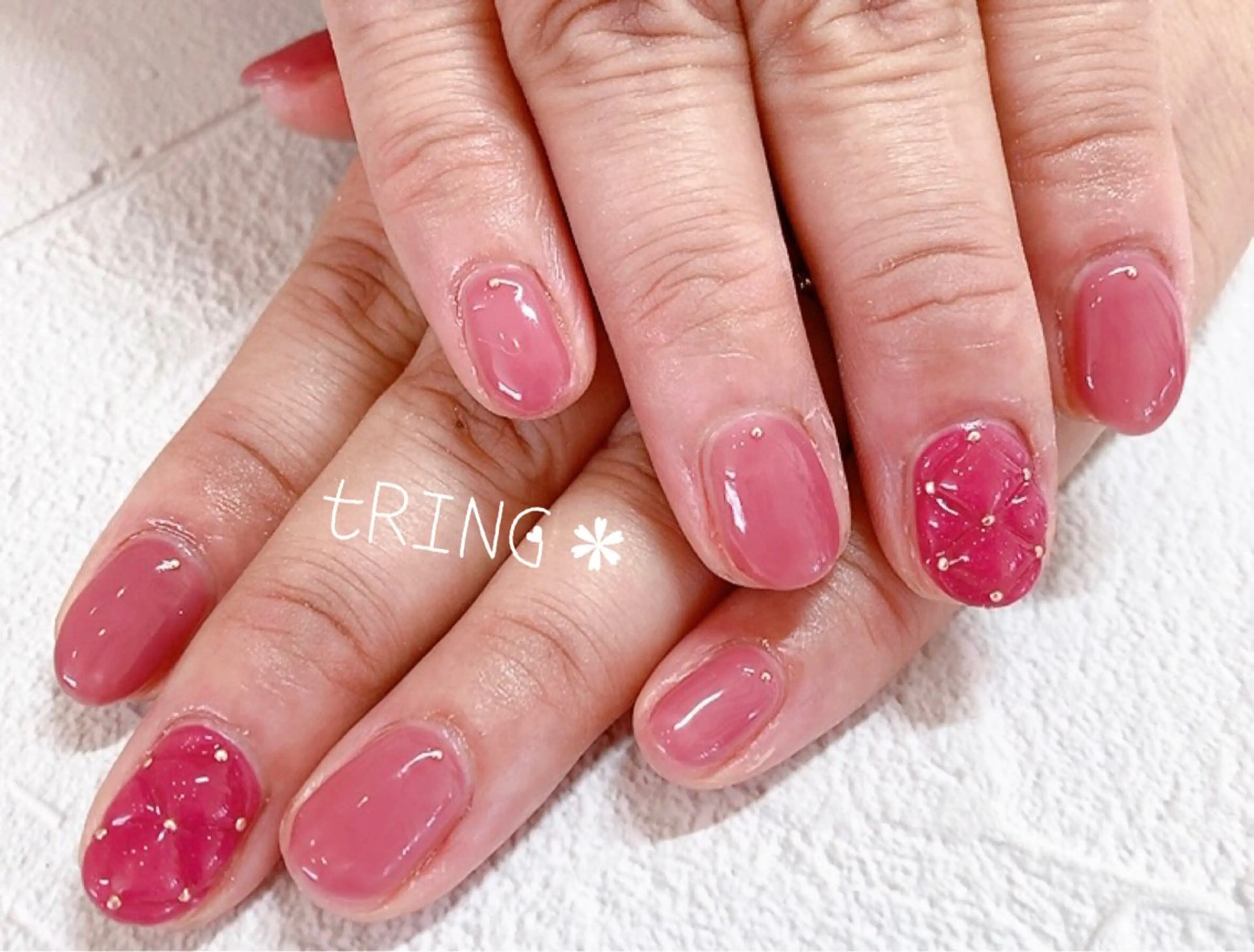 ネイル ハンドネイル tRING* しいの木台のネイルデザイン