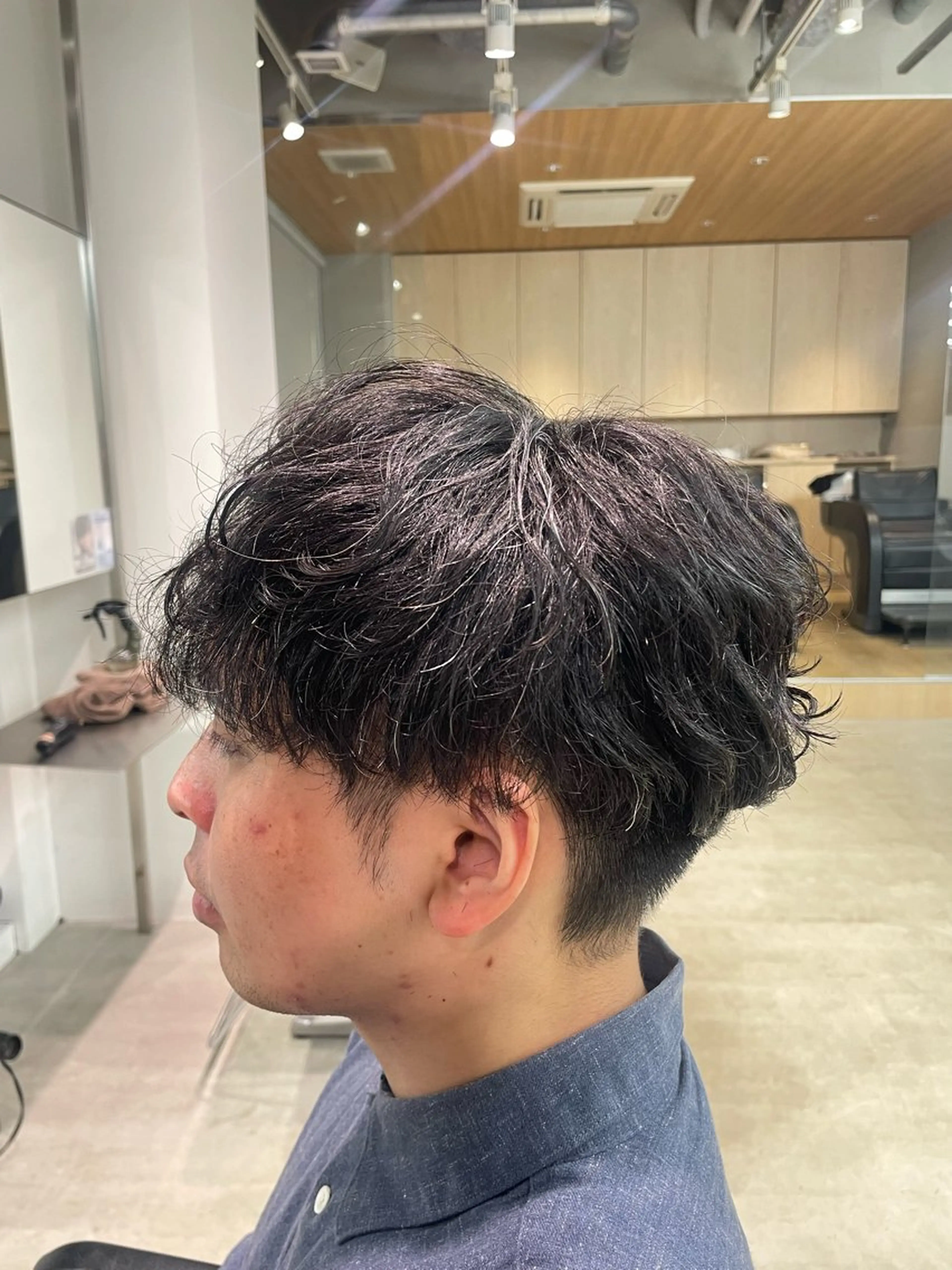 パーマ メンズ カット パーマ fifth天神 パーマ特化/石橋航海のヘアスタイル