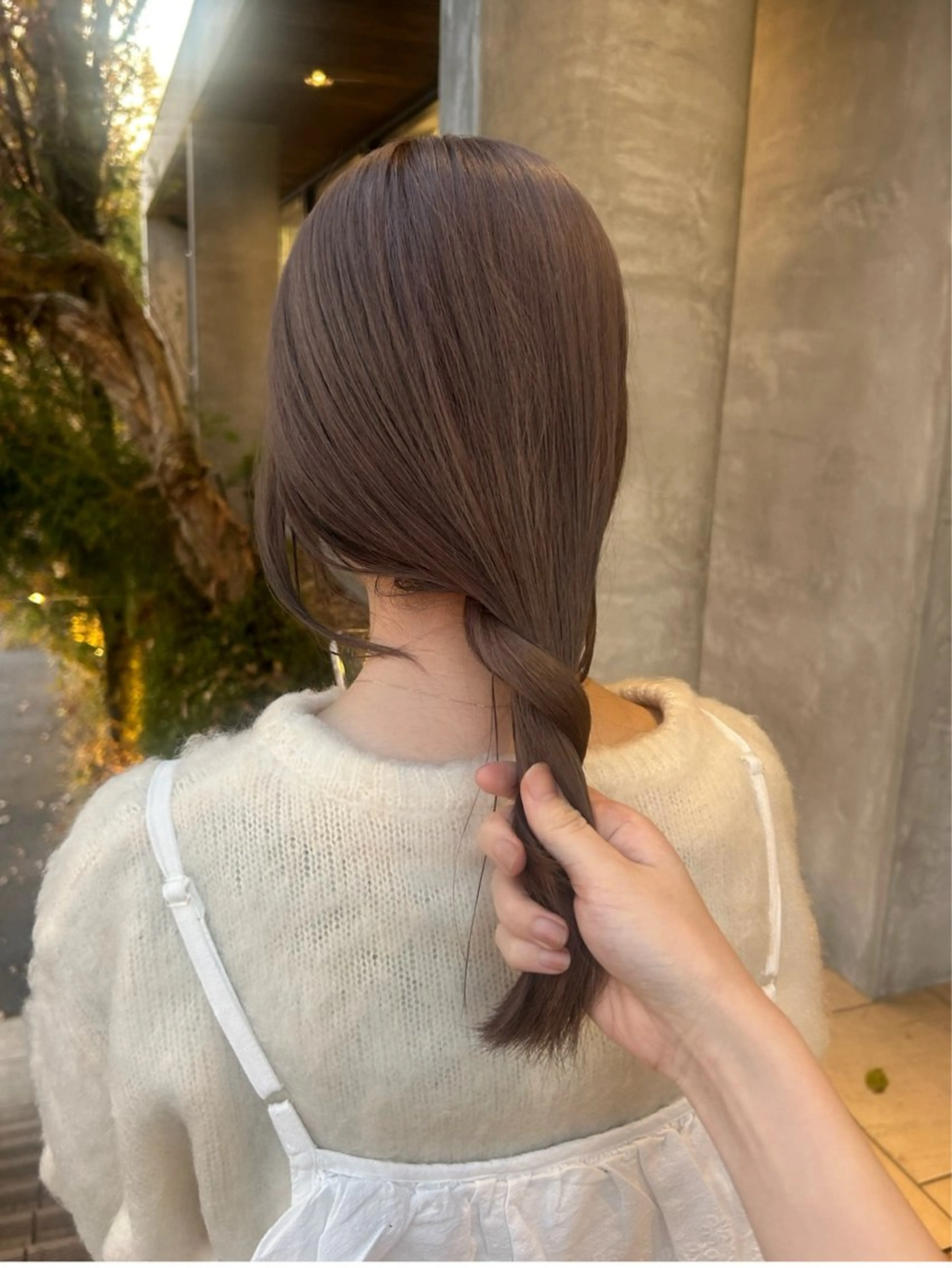 セミロング カラー ベージュカラー ヘアカラー lapis / soraのヘアスタイル