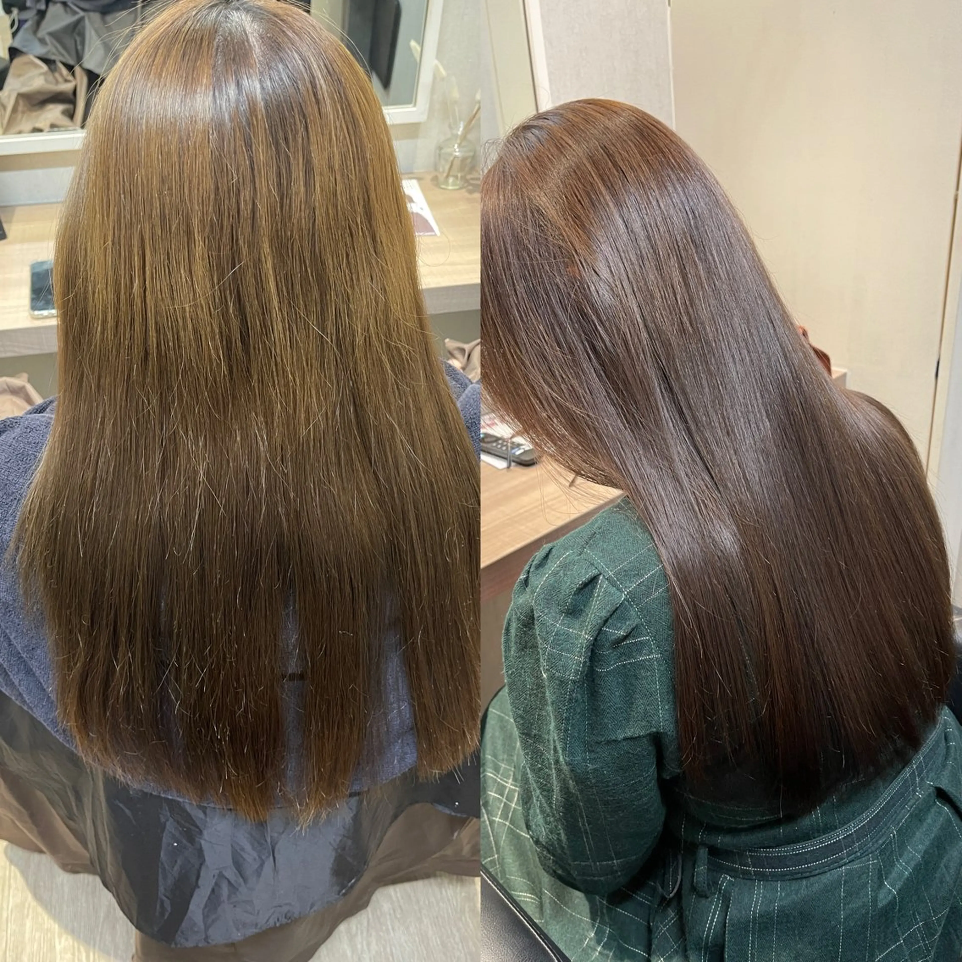 ロング カラー カット ヘアカラー ANDIAMO SAKAE✩楓のヘアスタイル