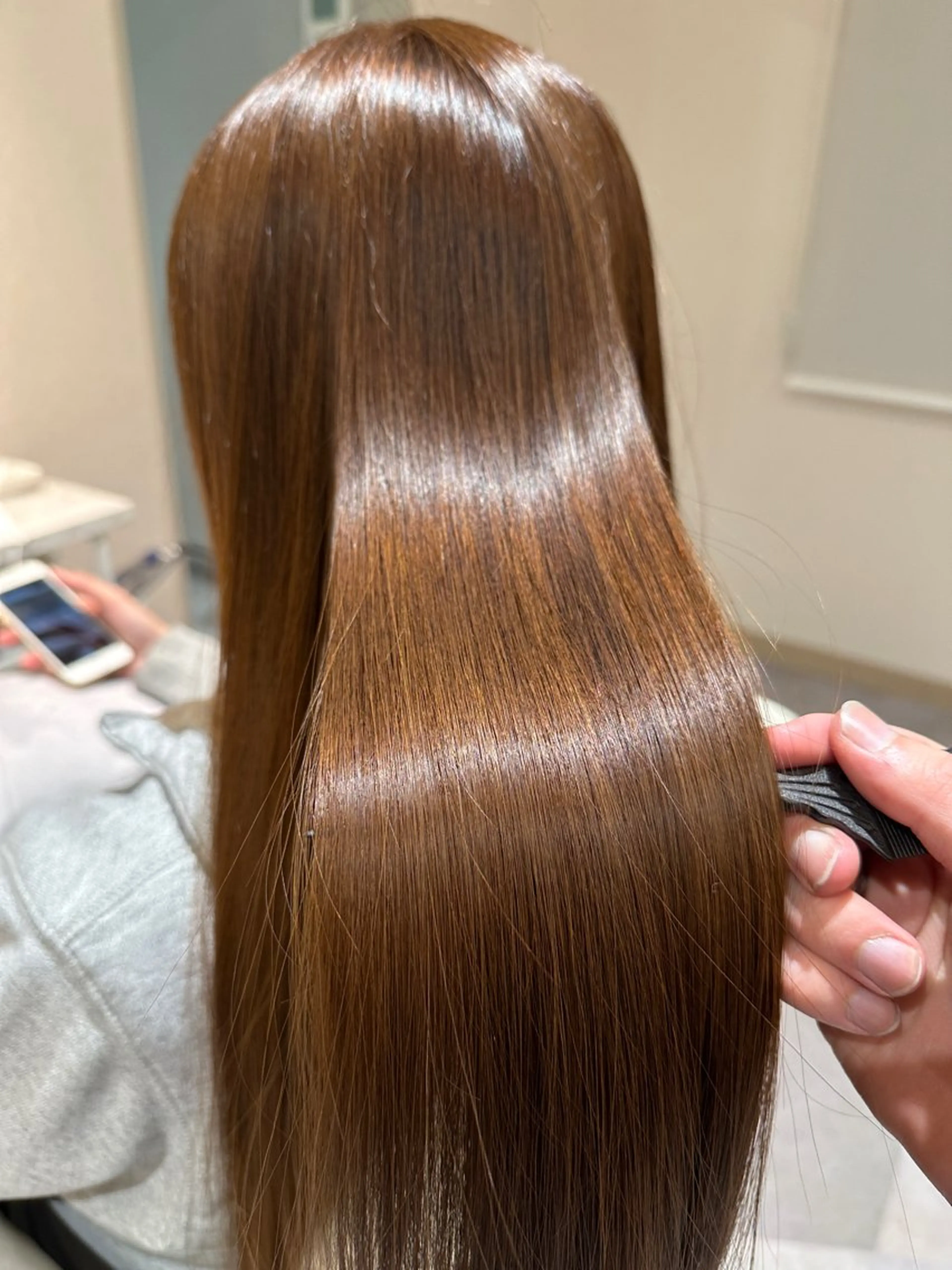 カラー ブラウンカラー hairdesign emii.所属・梅田 怜のヘアスタイル