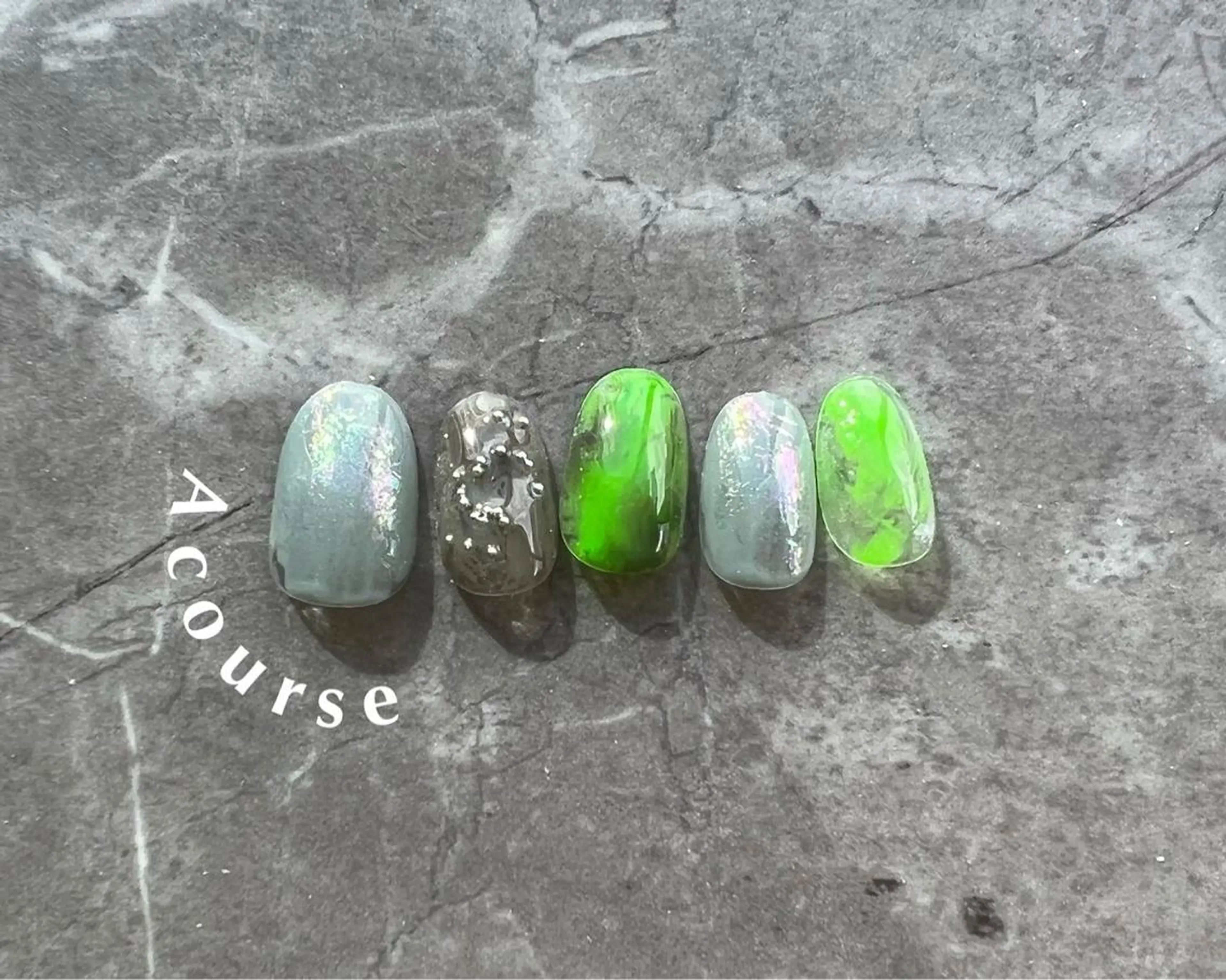 ネイル 0203ムニムサン 💙Airiのネイルデザイン