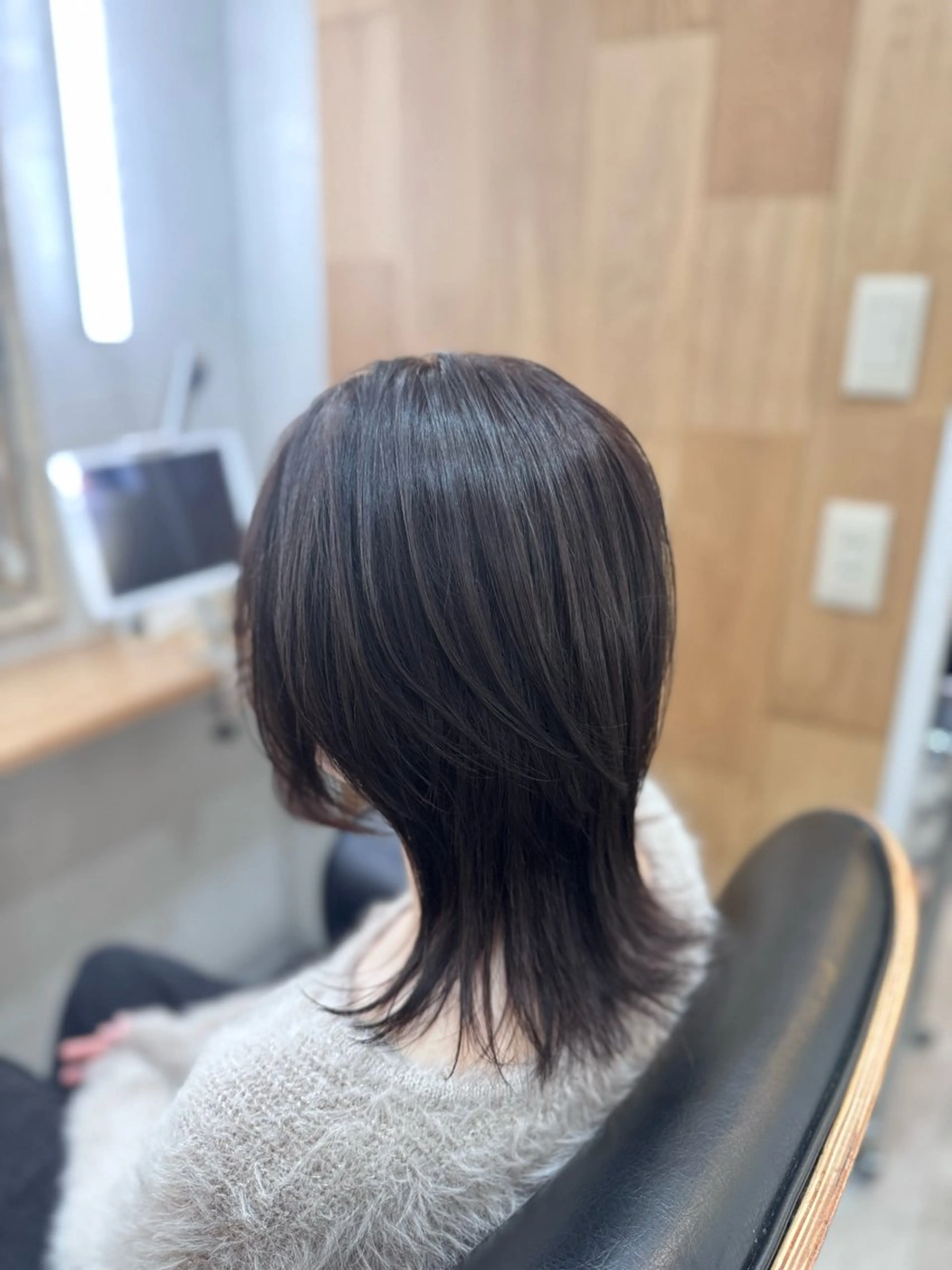 ミディアム ウルフカット 多賀 順平のヘアスタイル