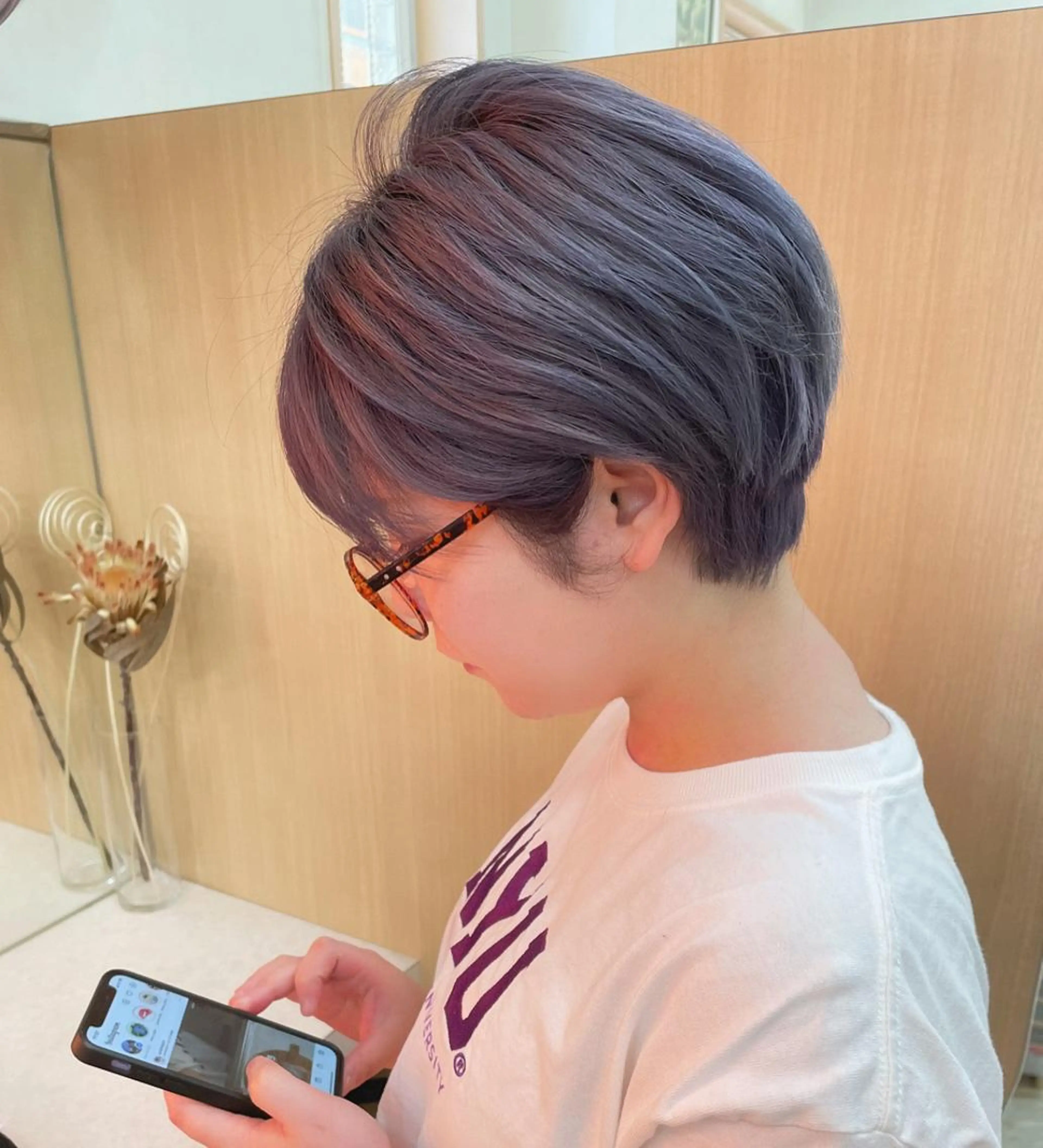 ショート カラー yui .のヘアスタイル