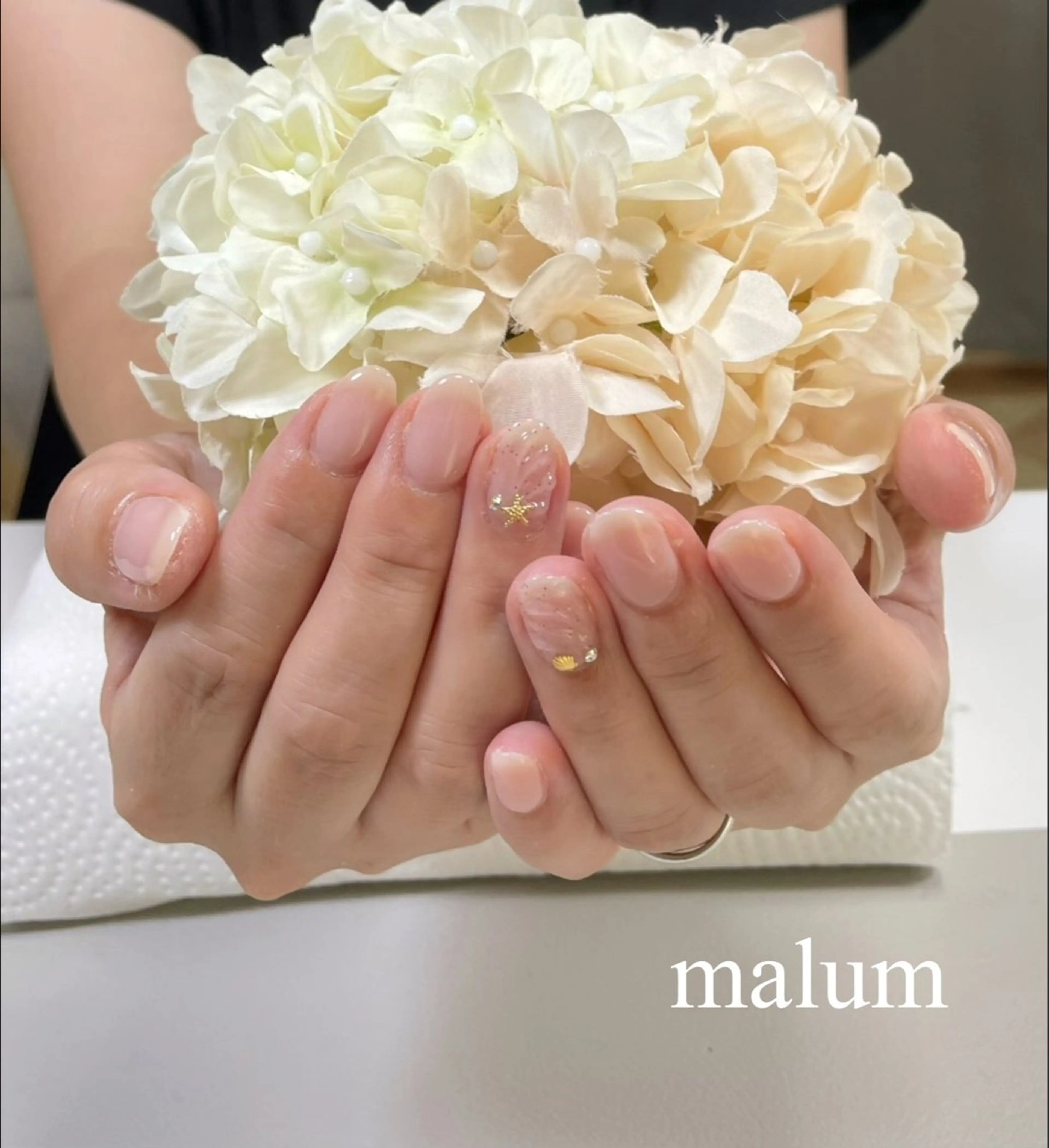 ネイル アートネイル ワンカラーネイル malum nailのネイルデザイン