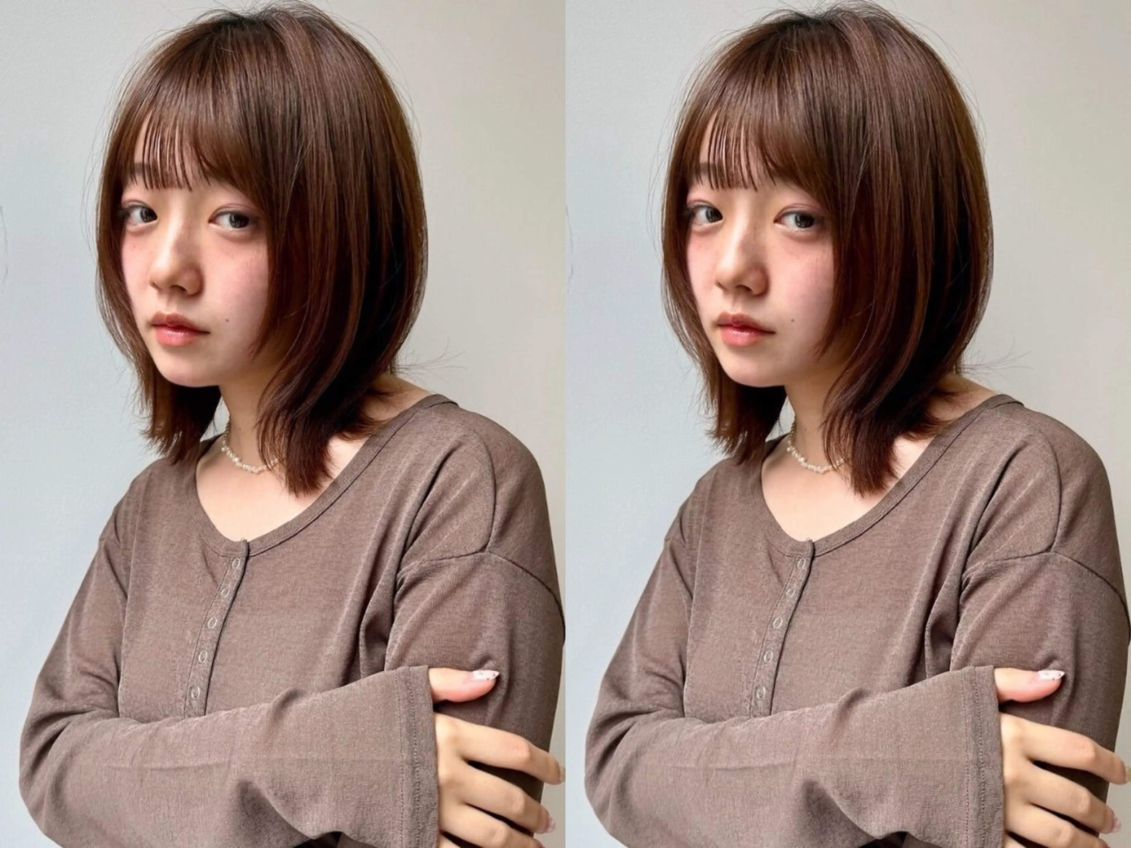 ミディアム 透明感カラー / Rio👶🏻💞のヘアスタイル