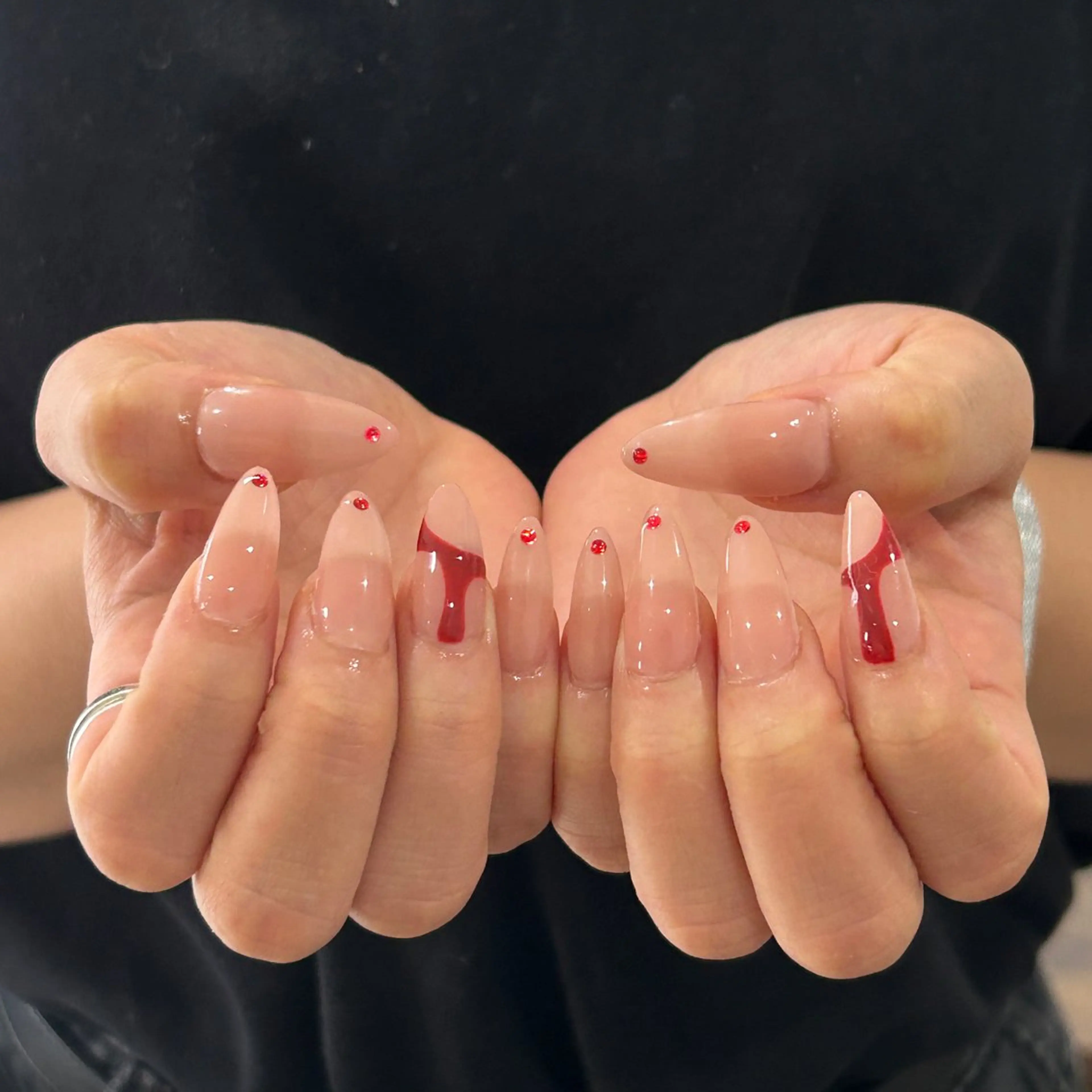 ネイル ハンドネイル 🎼CAFUNÉ_ TOKYO.•*¨のネイルデザイン