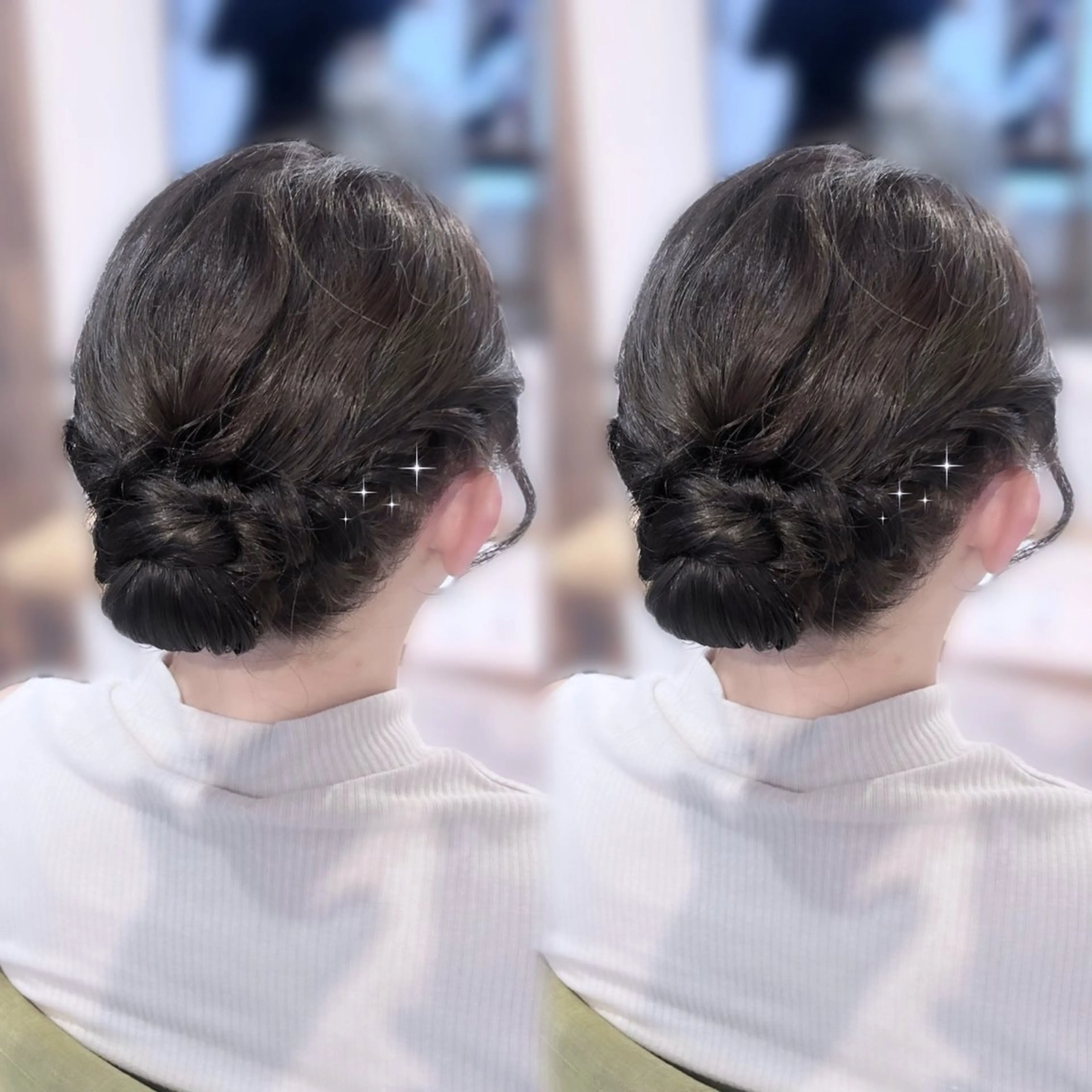 ミディアム ヘアアレンジ lumi lash 🎀Yume🎀のマツエク・マツパデザイン