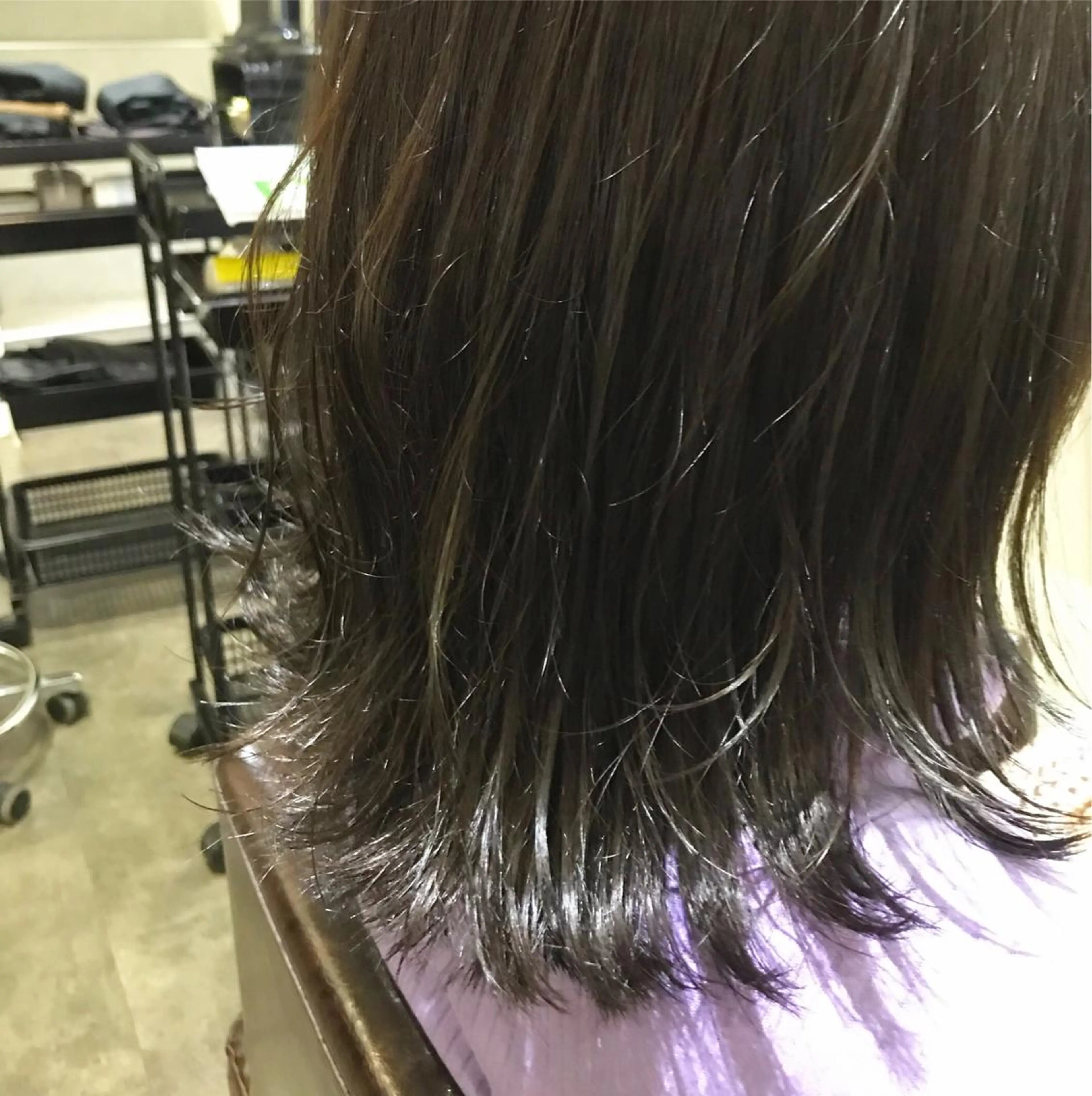 ミディアム カラー カット ヘアカラー トリートメント 森貴裕/ベージュ/ パーマ/オリーブのヘアスタイル