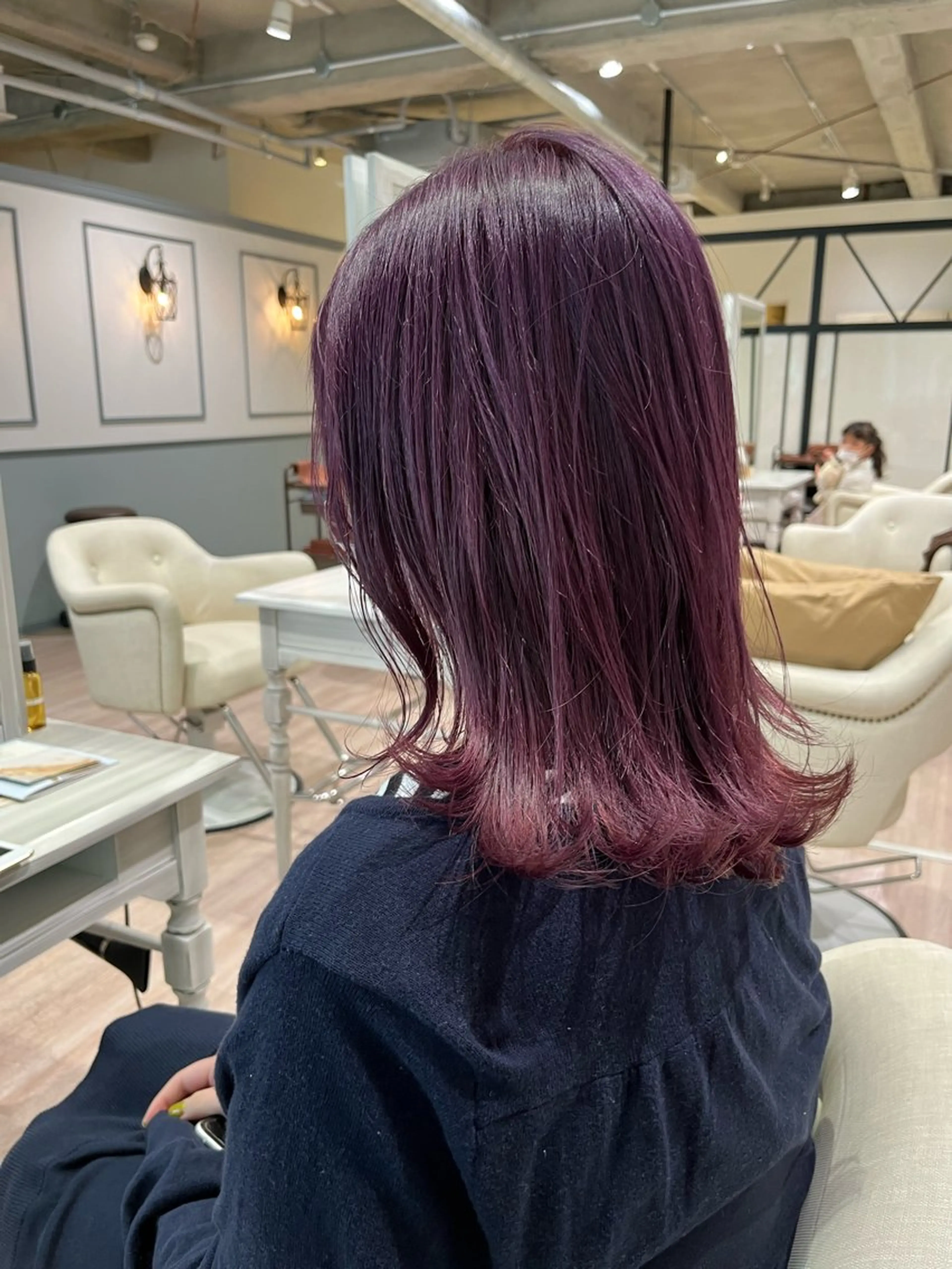 カット＋ダブルカラー(ブリーチあり)＋トリートメントの写真