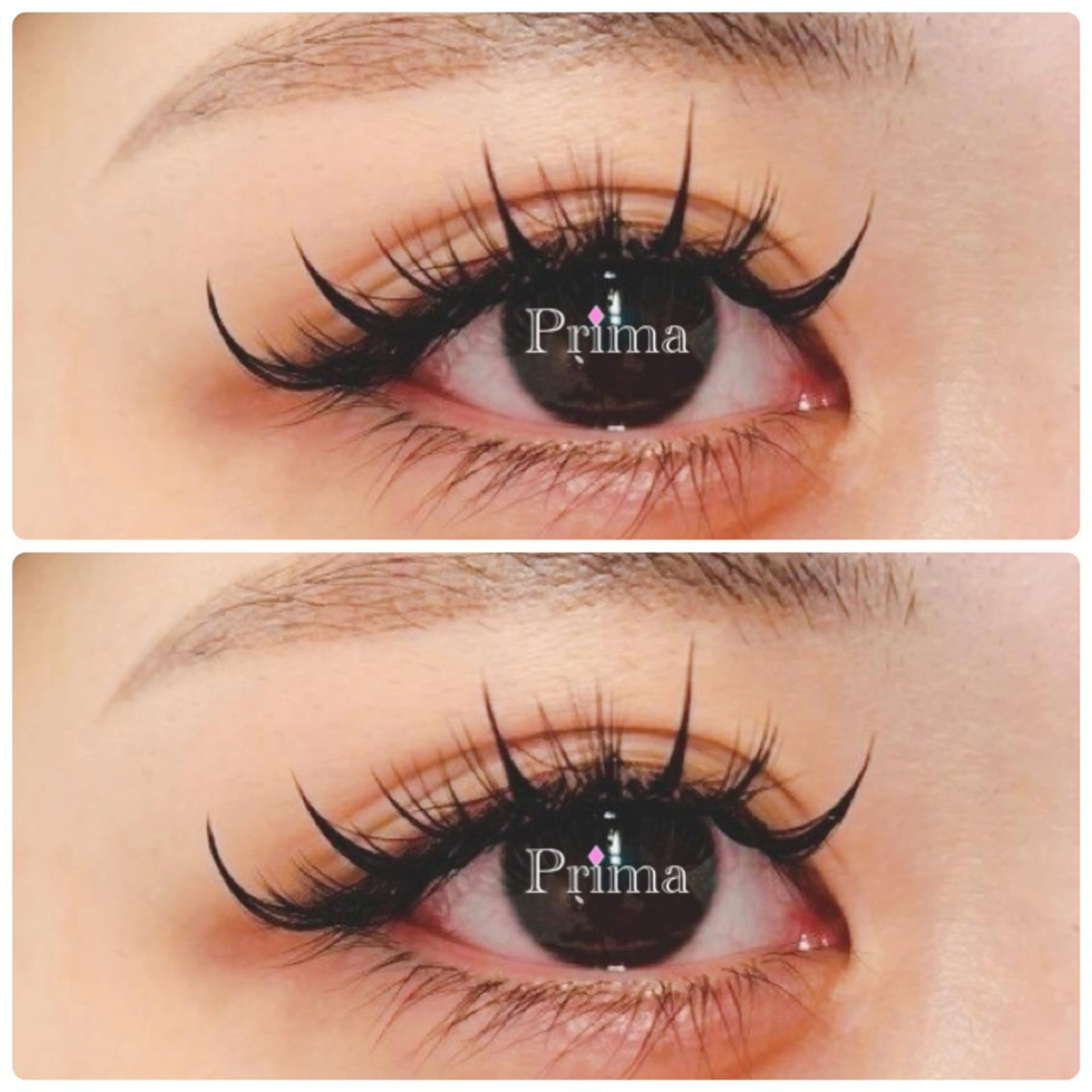 マツエク・マツパ Prima💜 アイラッシュ💜のマツエク・マツパデザイン