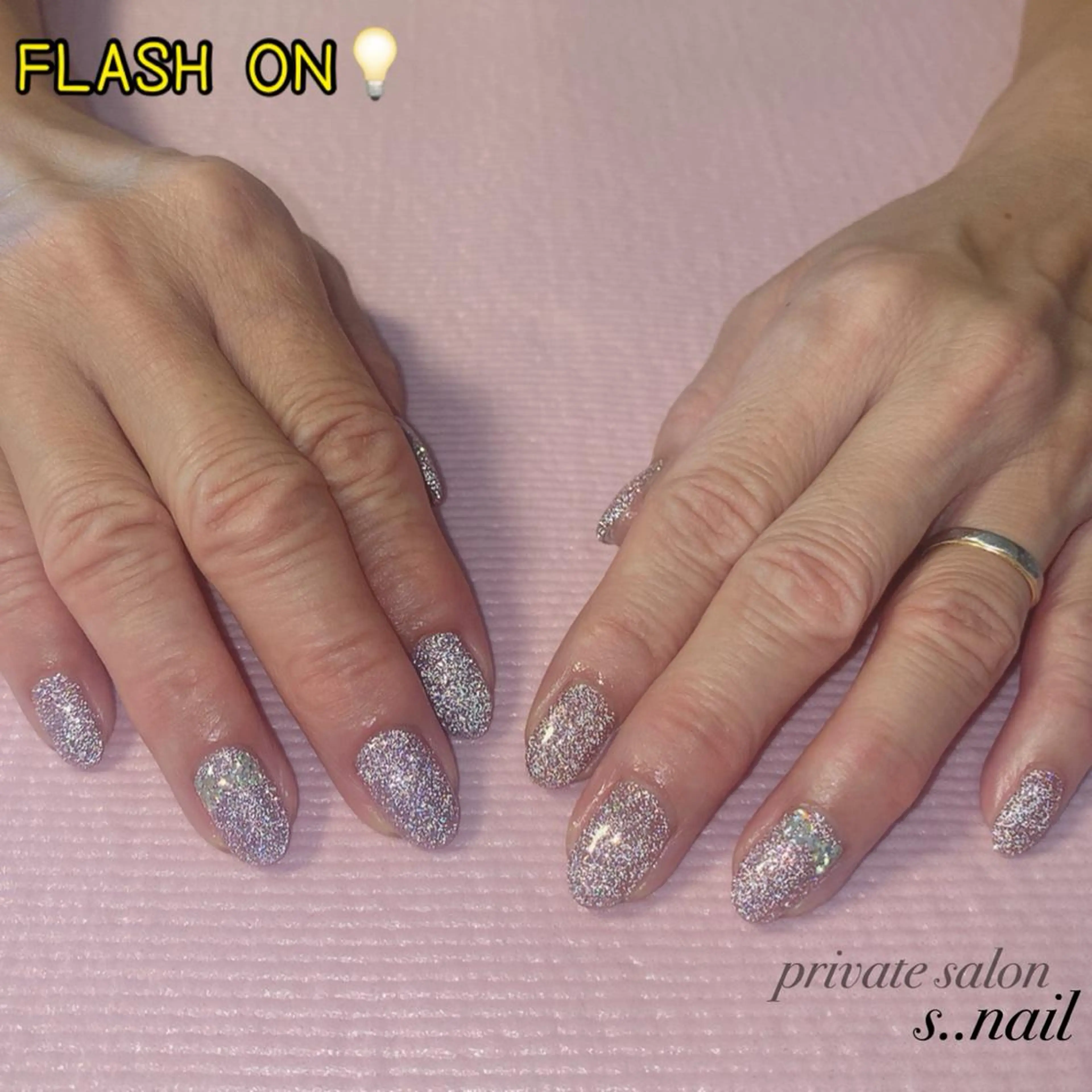 ネイル ラメ(グリッター) ハンドネイル フットネイル s..nail / MORITAのネイルデザイン