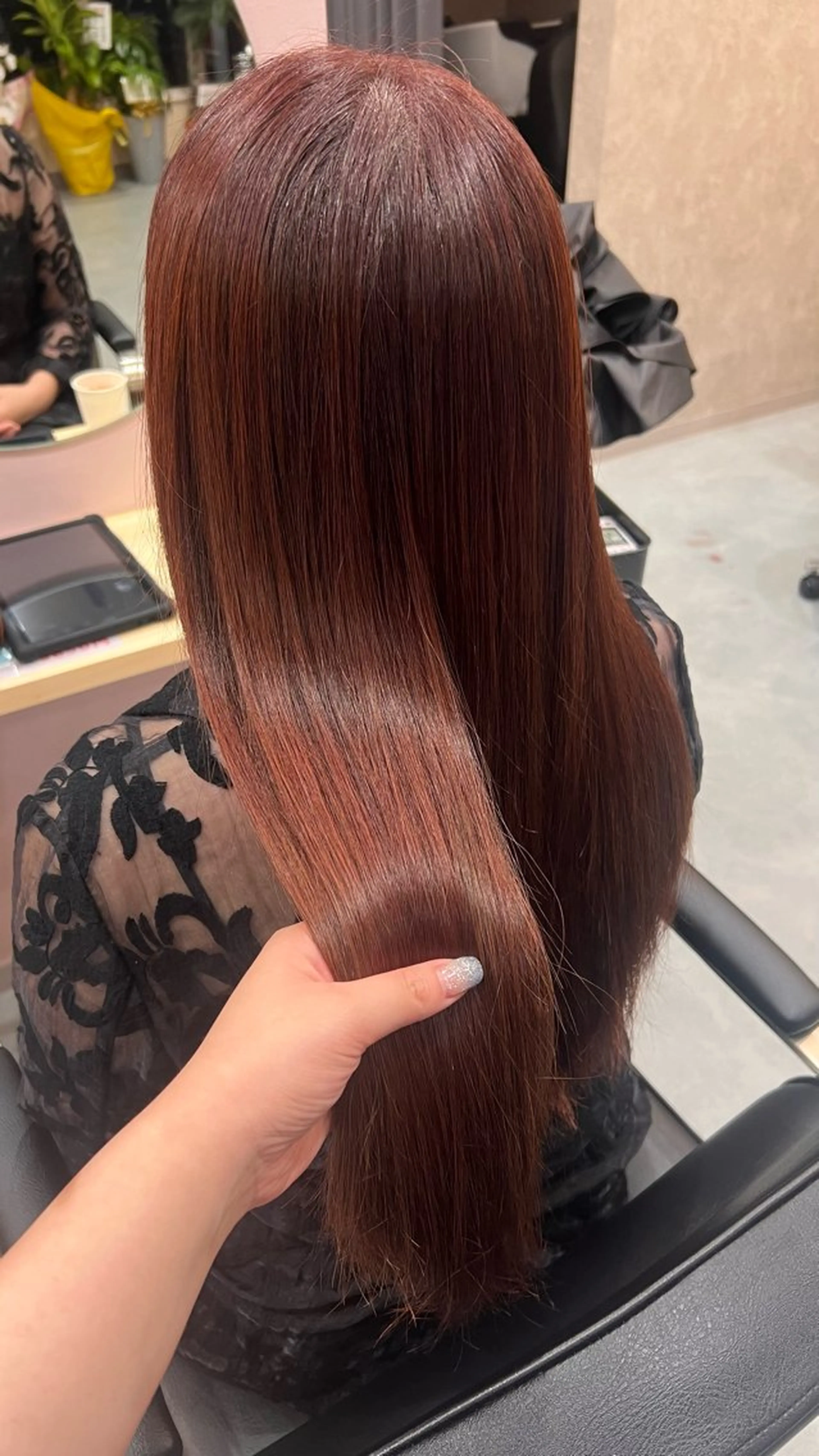 ロング カラー 🎀似合わせカット 🎀ケアブリーチ💞のヘアスタイル