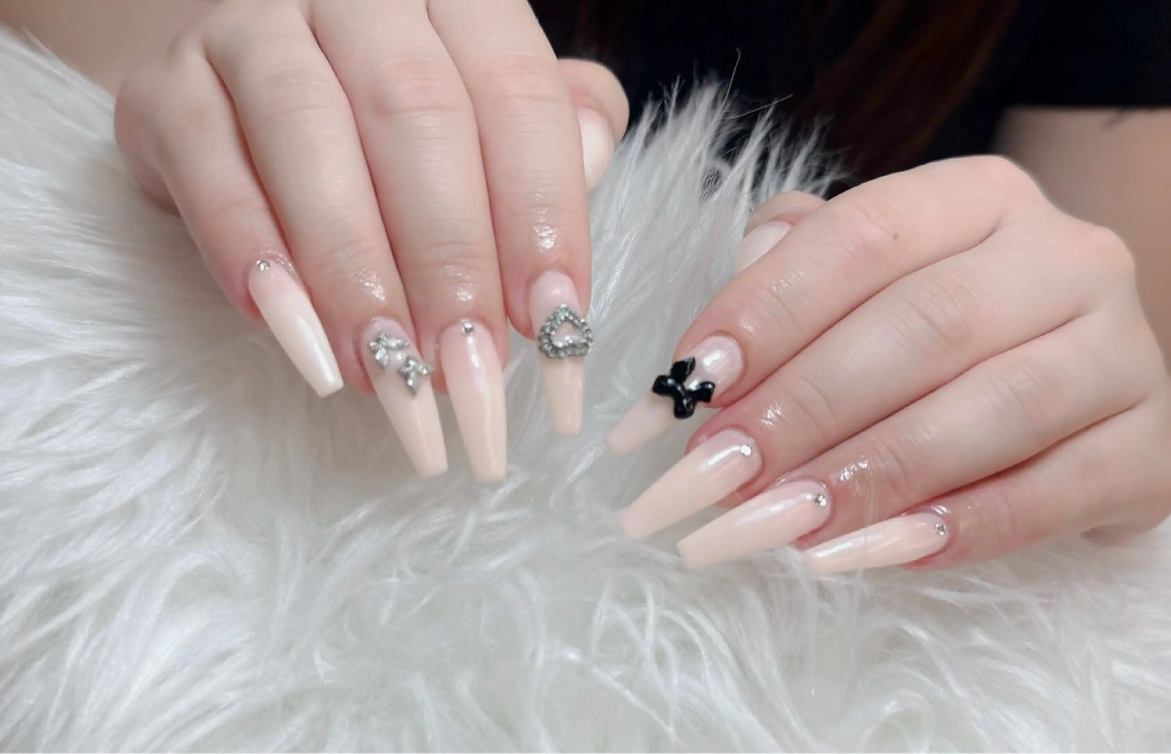 💅[自爪] ワンカラーパーツつけ放題🩵🩵の写真