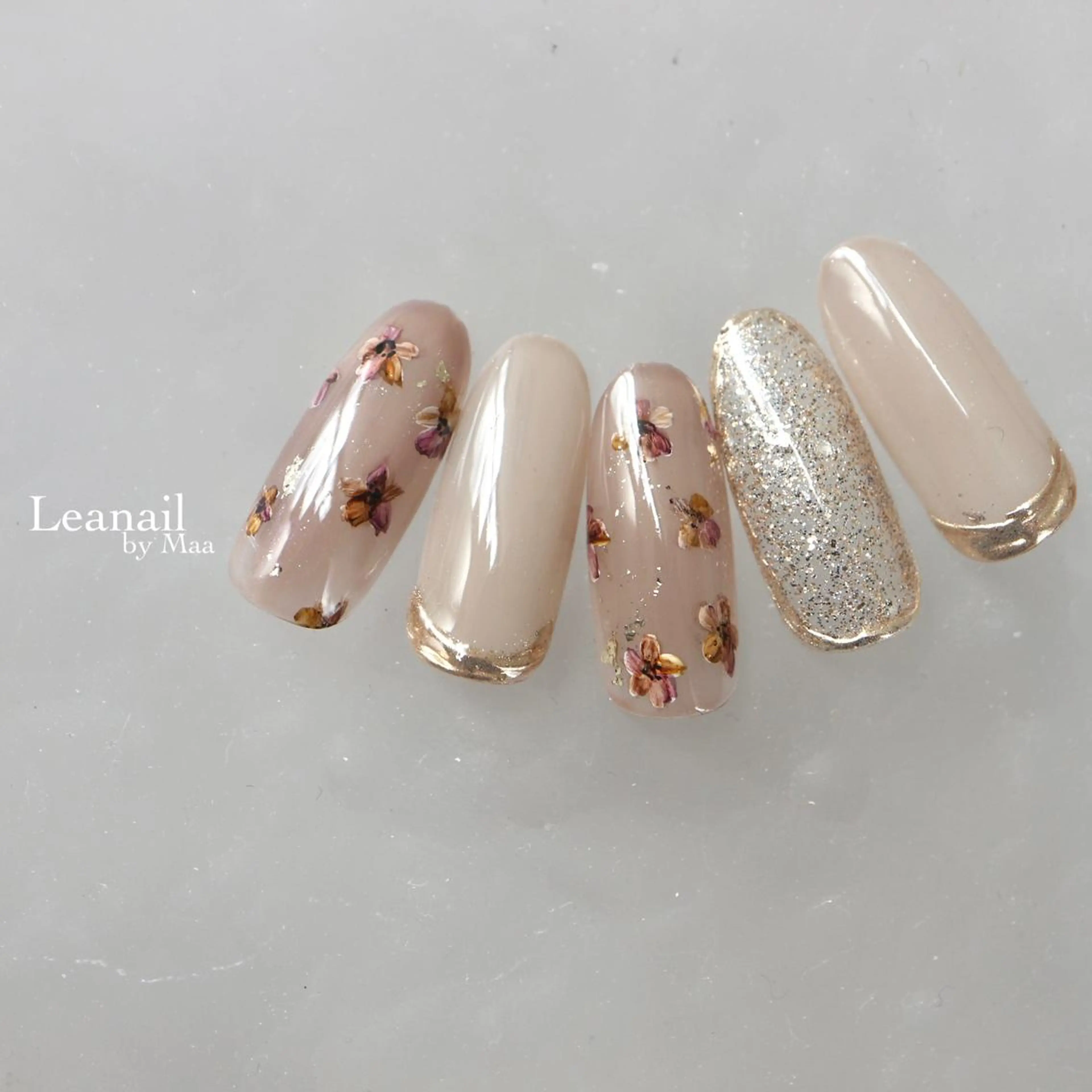 ネイル アートネイル private_ salon.Leaのネイルデザイン