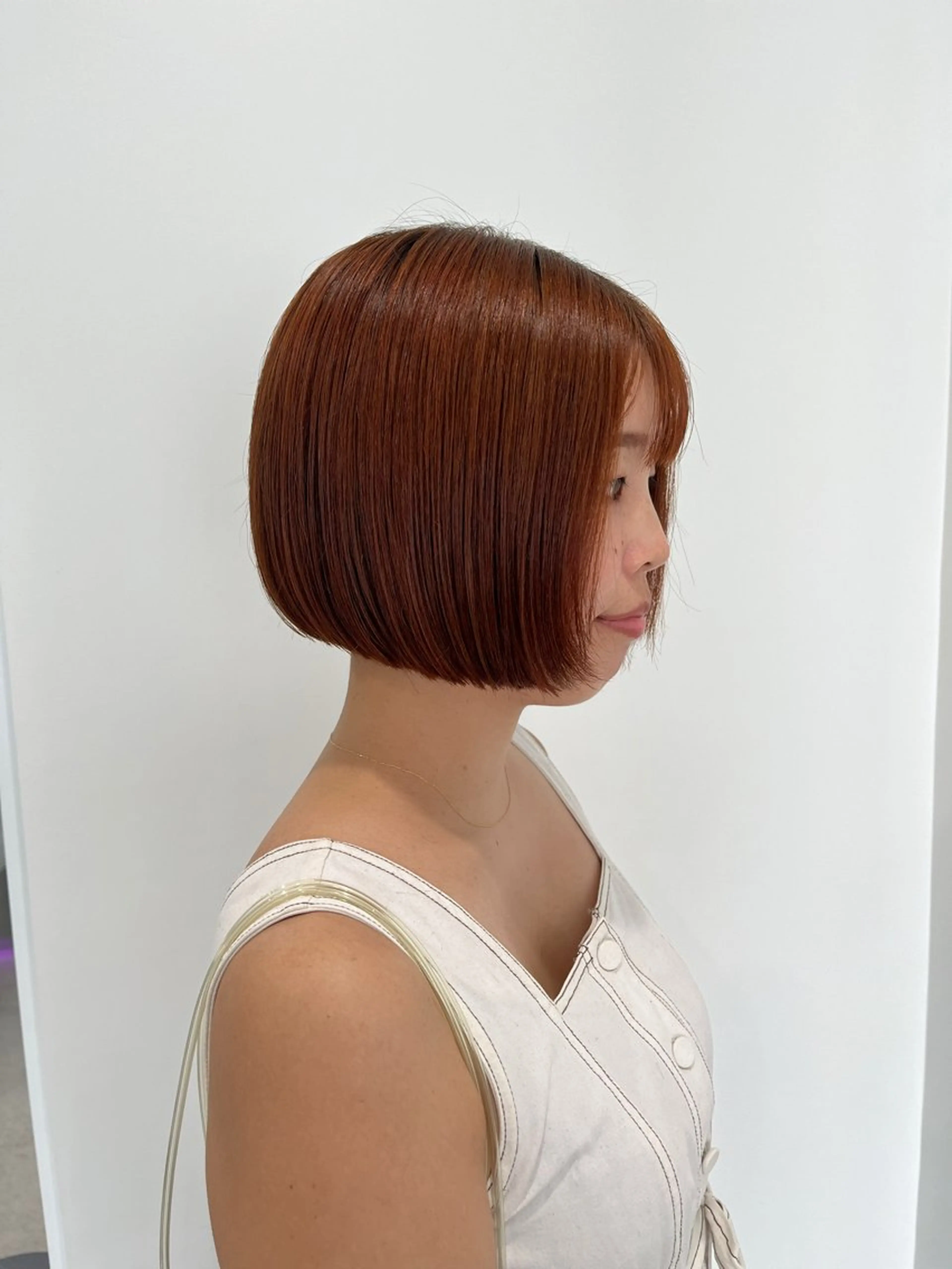ショート 縮毛矯正/ハイトーン /パーマ/せき🧸のヘアスタイル
