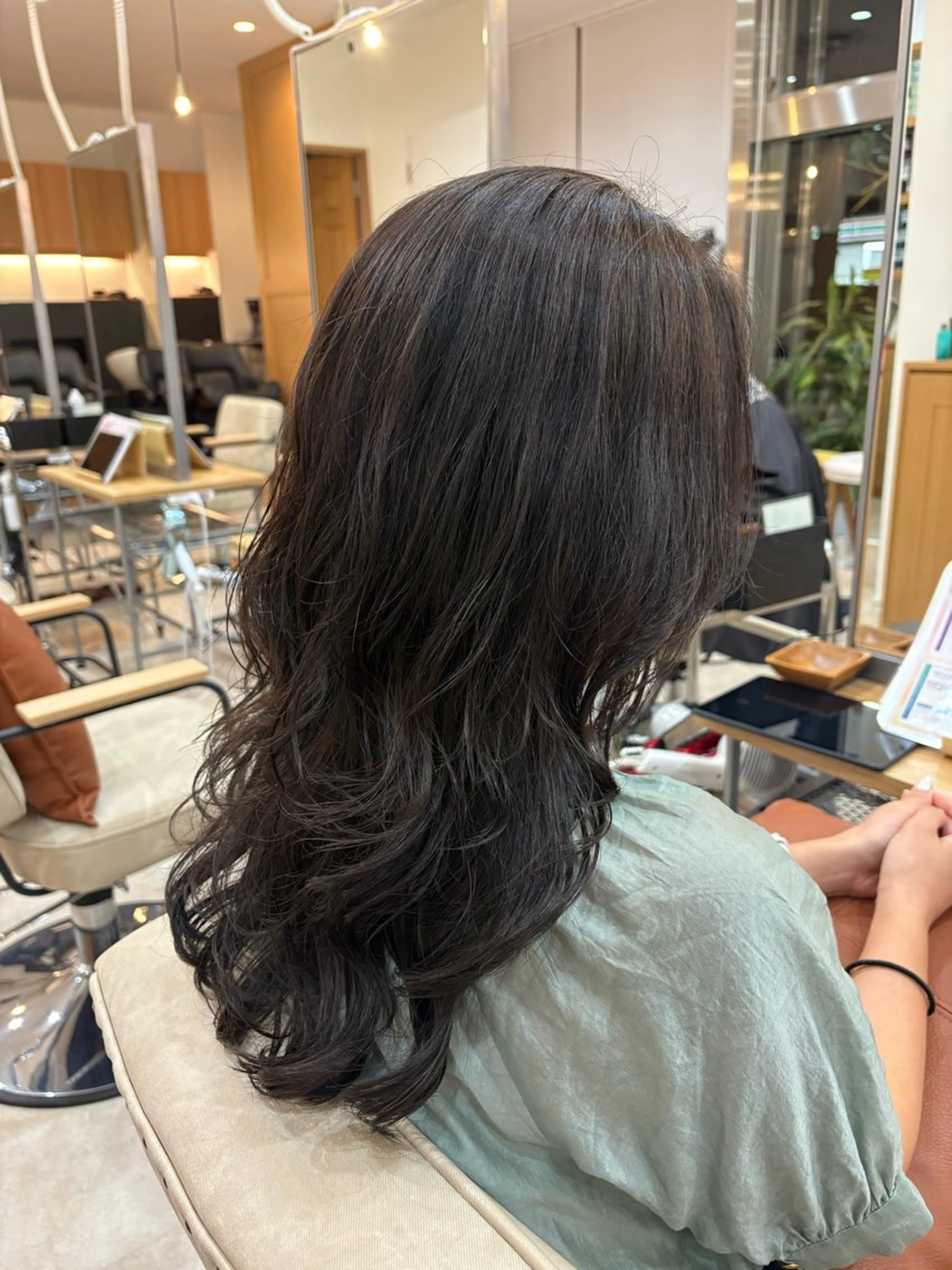 セミロング カット ヘアカラー eL横浜west☆ KORINのヘアスタイル