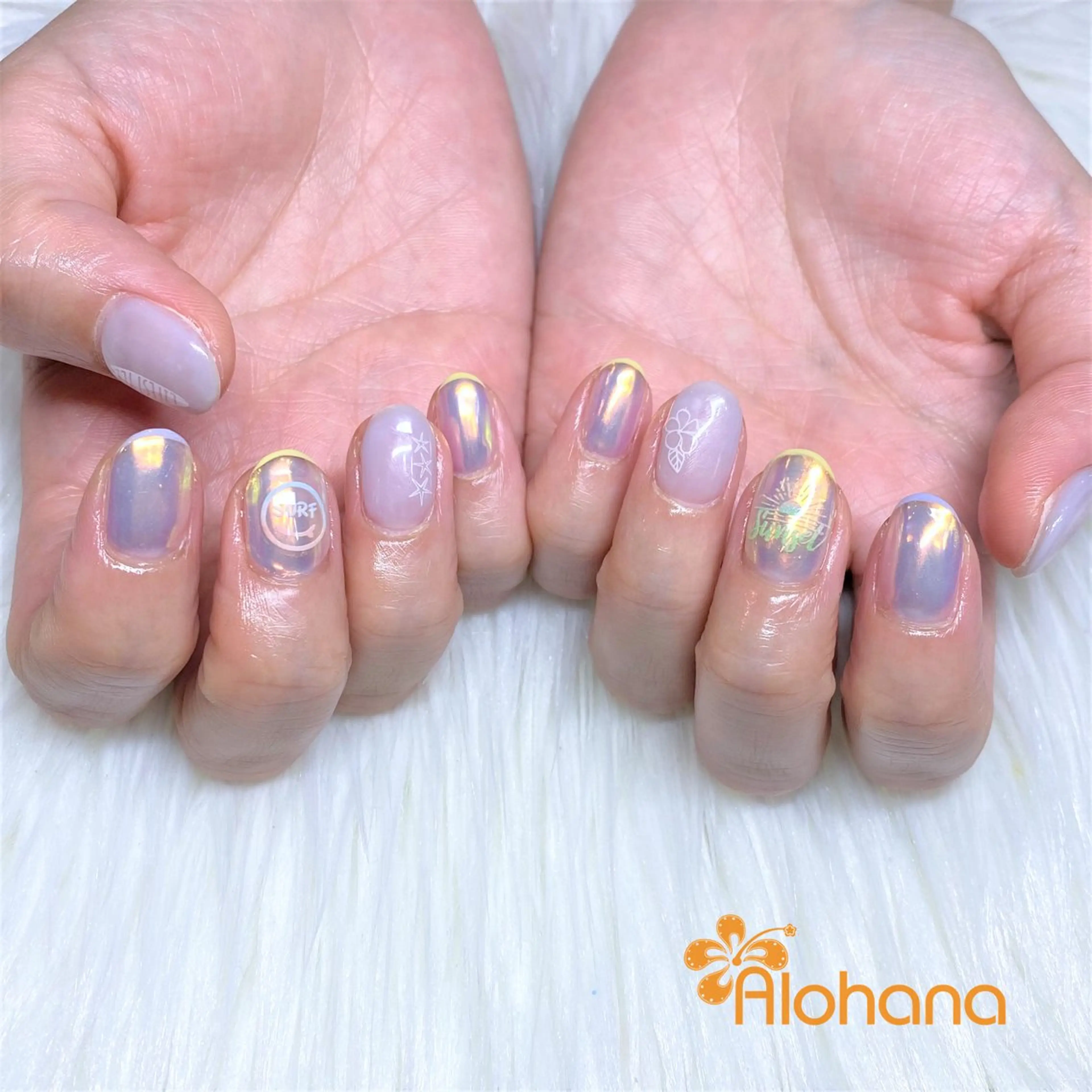 ネイル ハンドネイル Alohana Minaのネイルデザイン