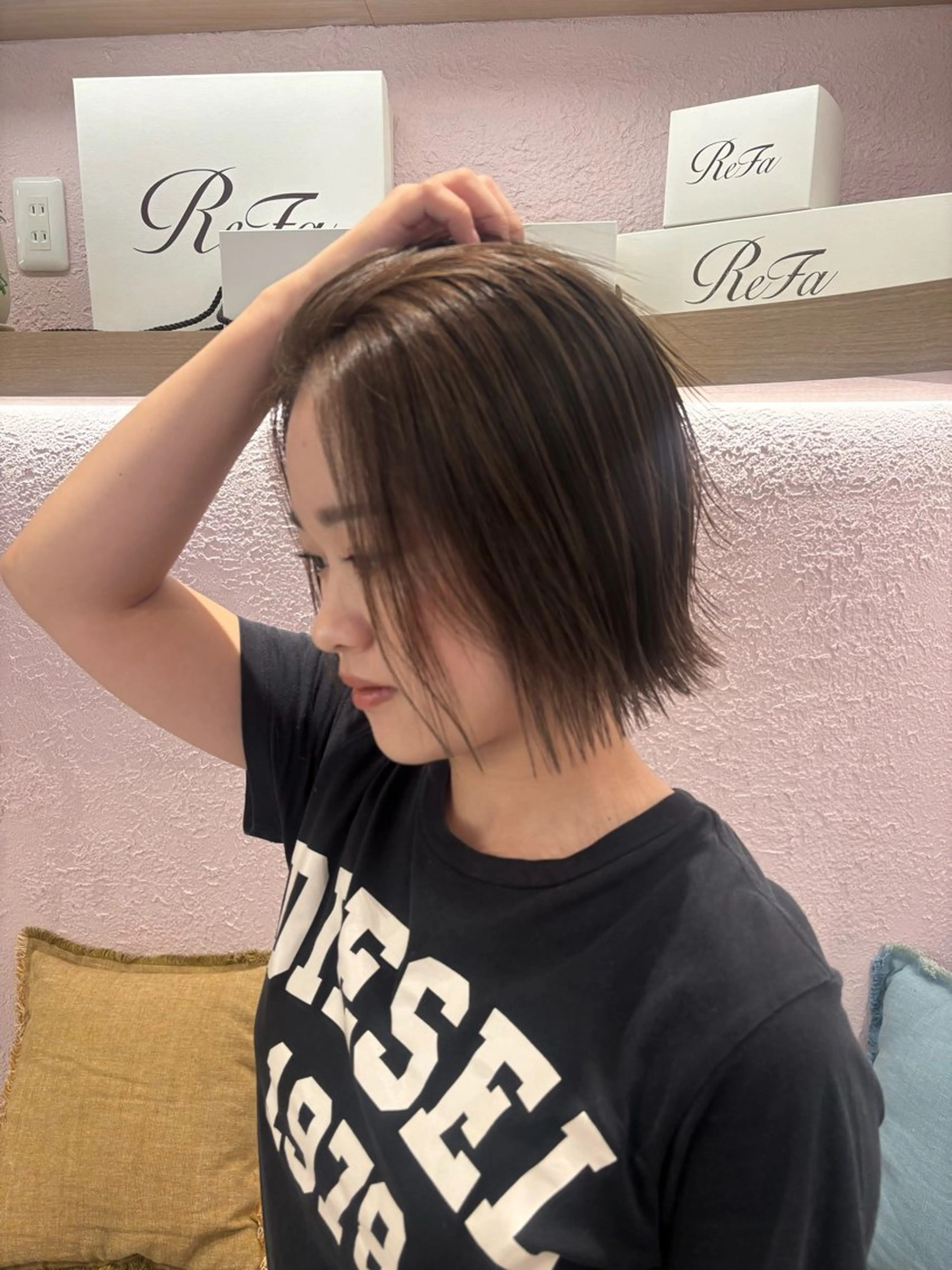 ショート カラー カット ヘアカラー merc.谷本 澪のヘアスタイル