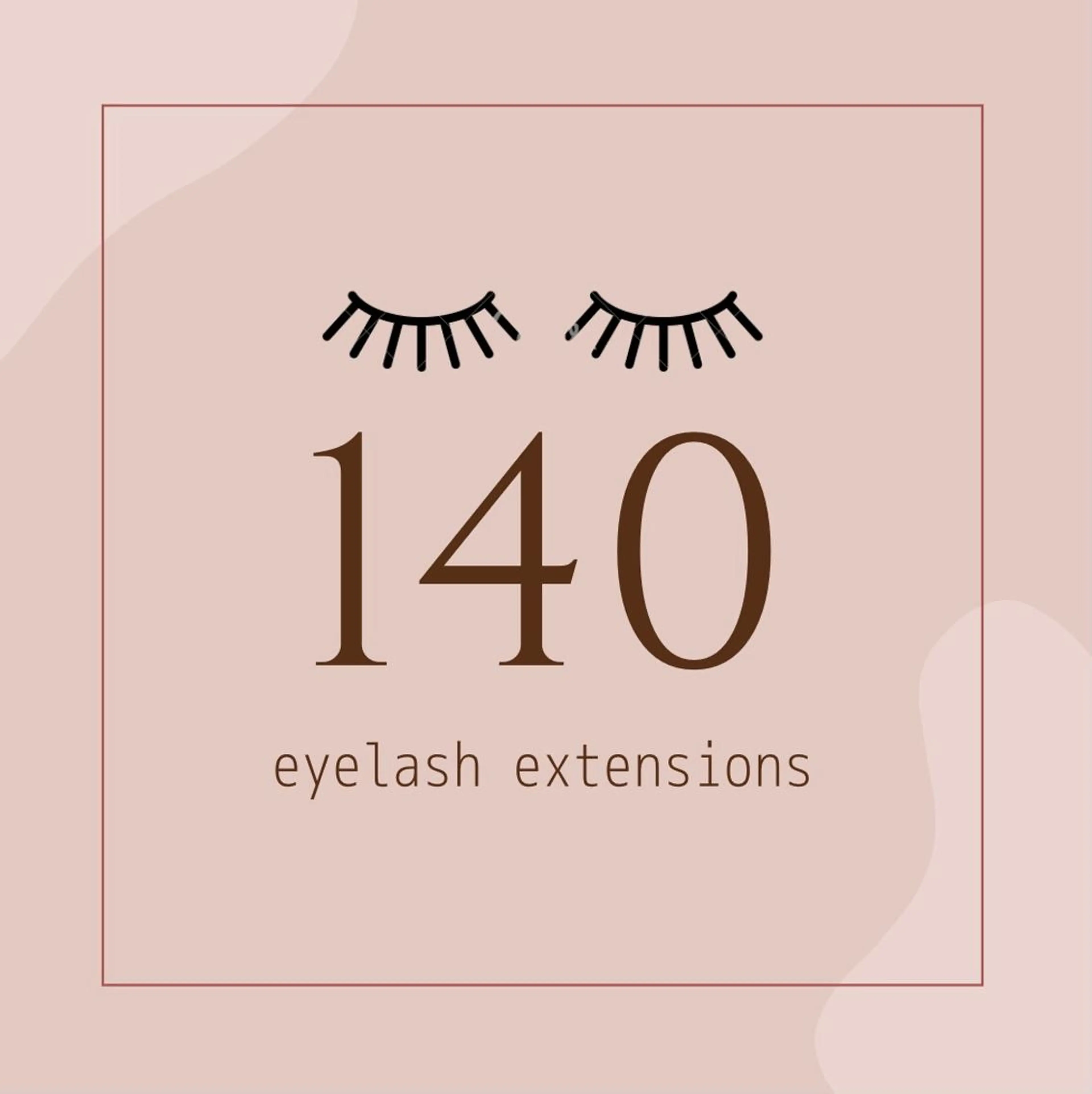 特殊な形状で持続力◎フラットラッシュ 〘140本〙の写真