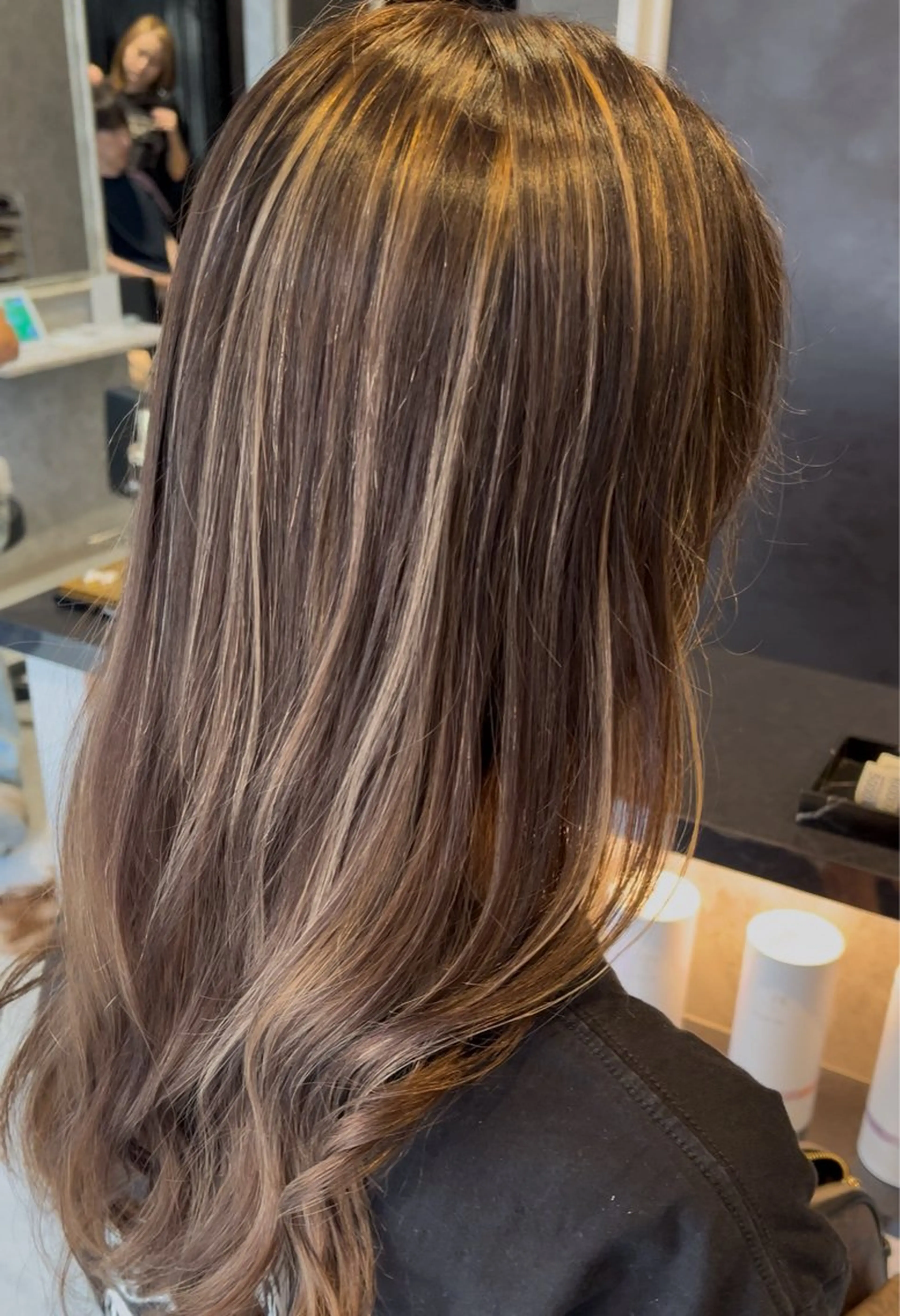 ロング ヘアカラー ✨透明感／艶／ レイヤー／相原楓🍁のヘアスタイル
