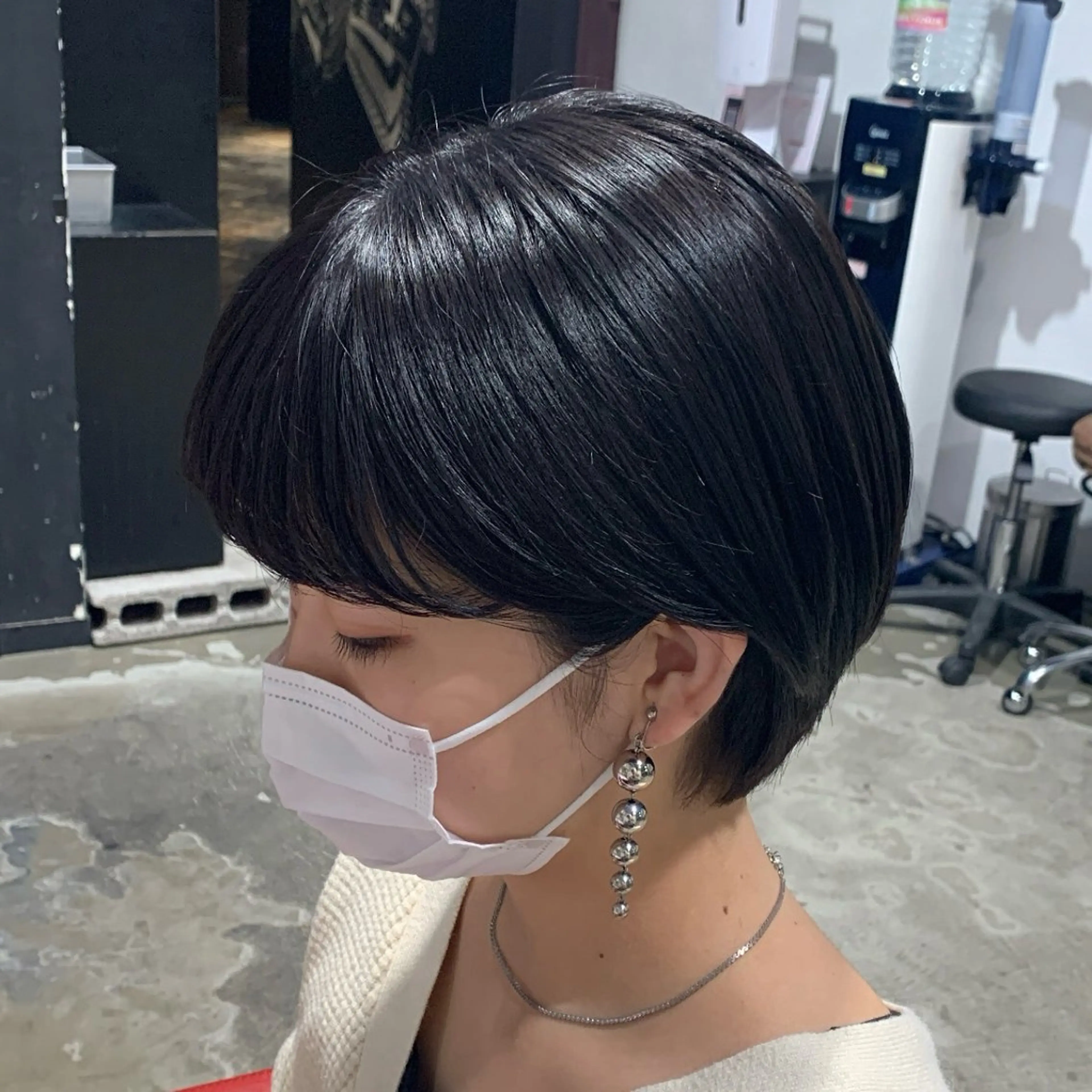 ショート ハンサムショート 丸みショート くびれヘア 似合わせカット ショートヘア 透明感カラー/レイ ヤー/Nana🌈のヘアスタイル