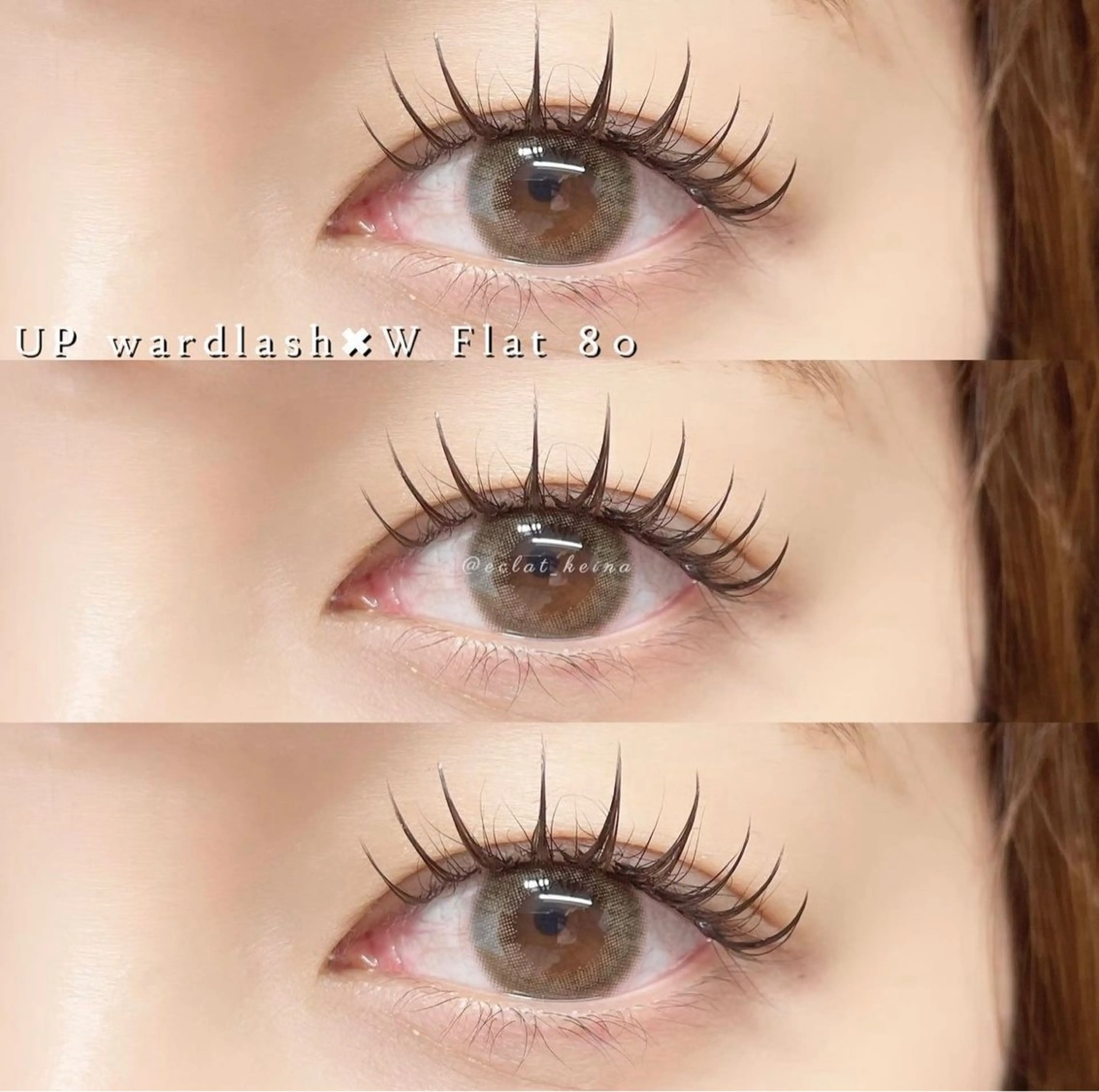 マツエク・マツパ 松沢 慧娜のマツエク・マツパデザイン