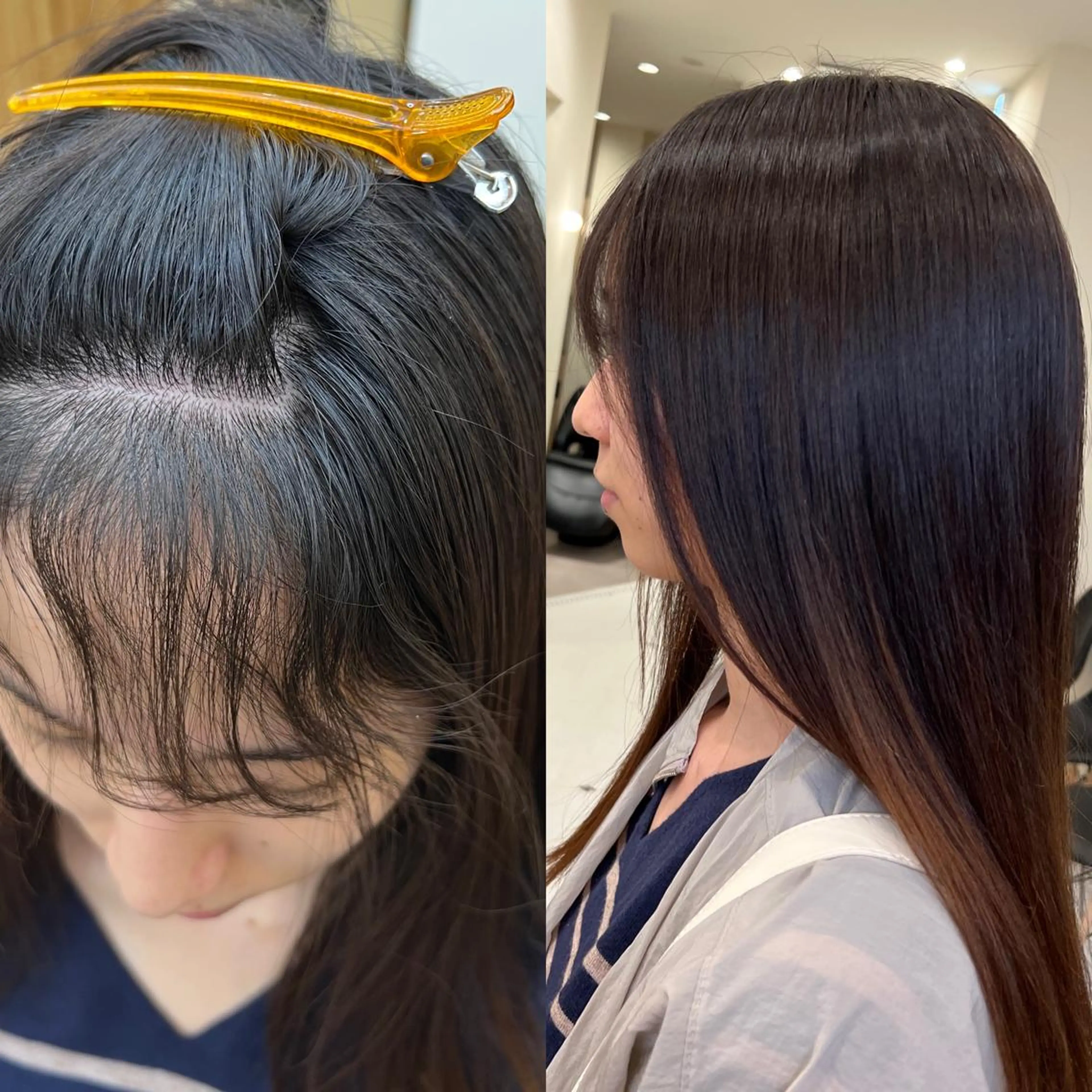 ミディアム カット 縮毛矯正 🐋湊 ゆうき 🫧のヘアスタイル
