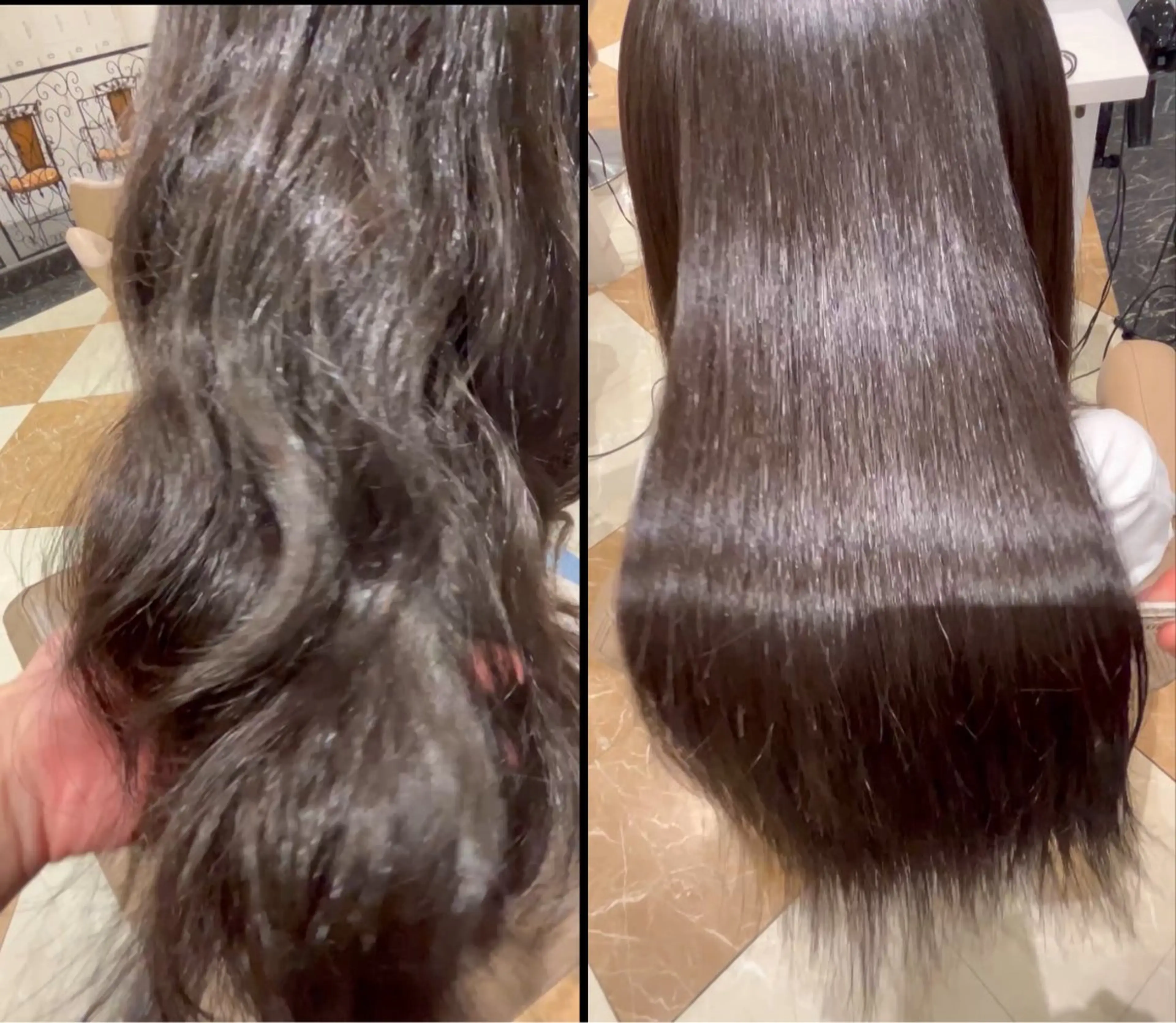 ロング パーマ 伸ばしかけ 髪質改善 縮毛矯正 トリートメント 💍美髪矯正💍 髪質改善・店長 伊藤のヘアスタイル