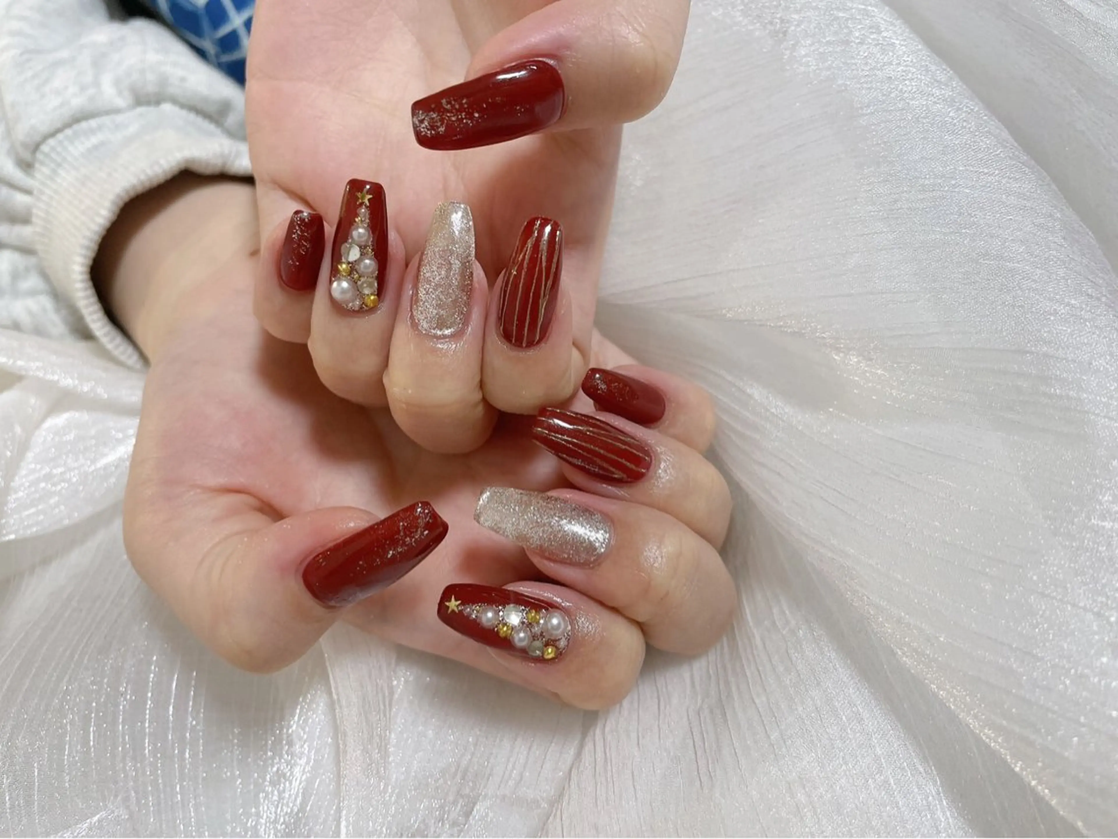 ネイル 冬ネイル クリスマス kiki nail &brow二子玉川の眉毛・アイブロウイメージ