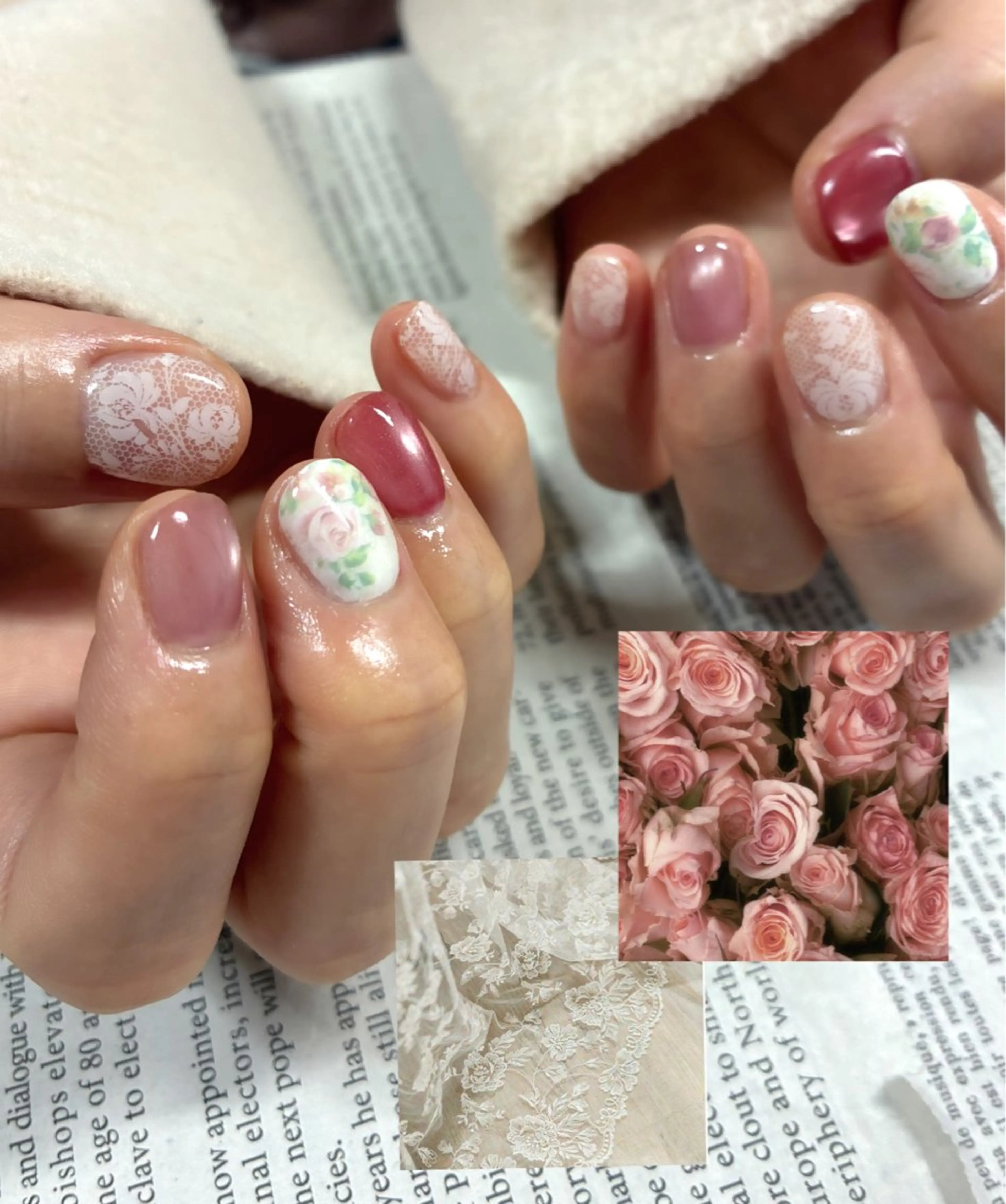 ネイル レース shiki_nail 🪐のネイルデザイン