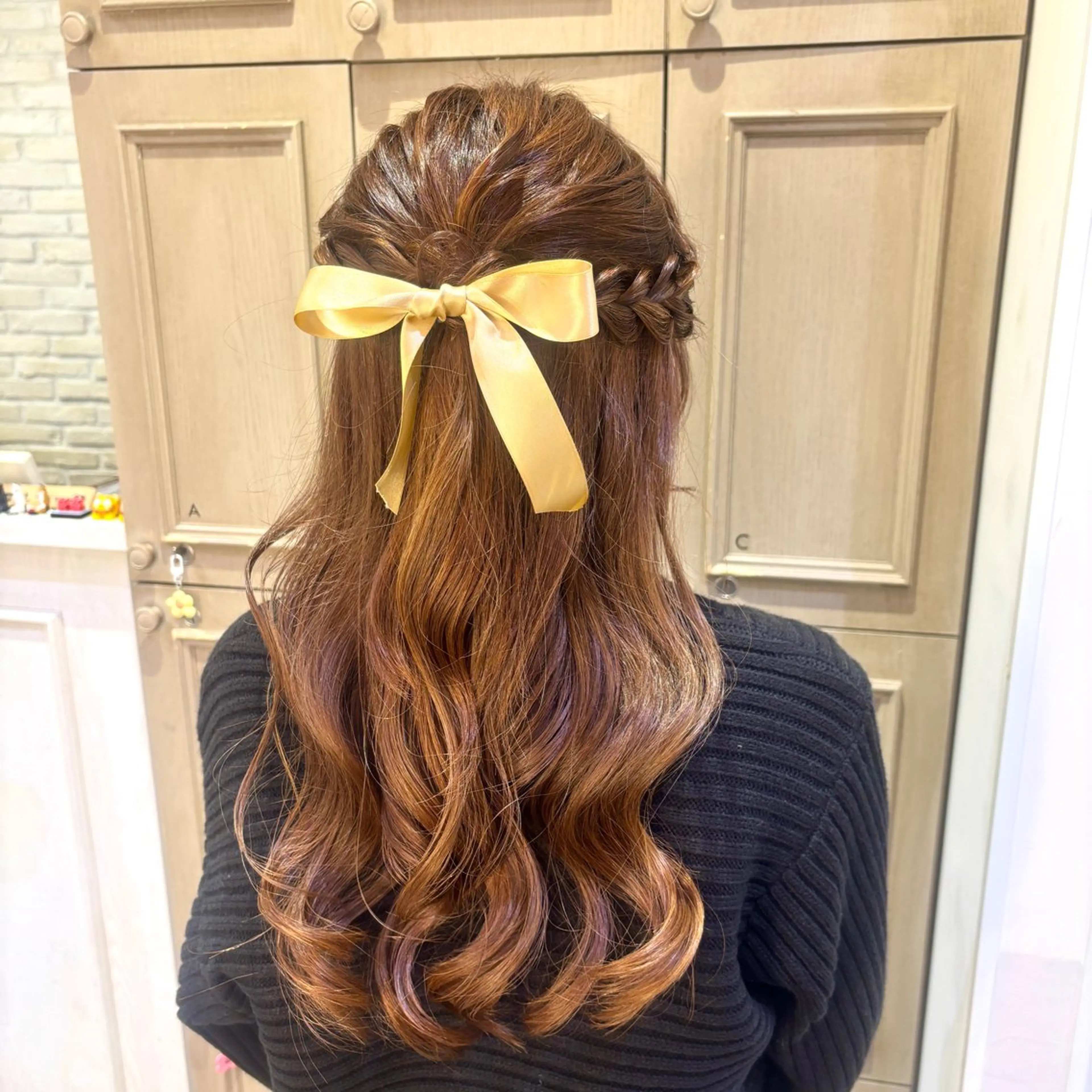 ヘアアレンジ ハーフアップ ヘアセット あずみ🤍早朝◎ アレンジ二スト🤍のヘアスタイル