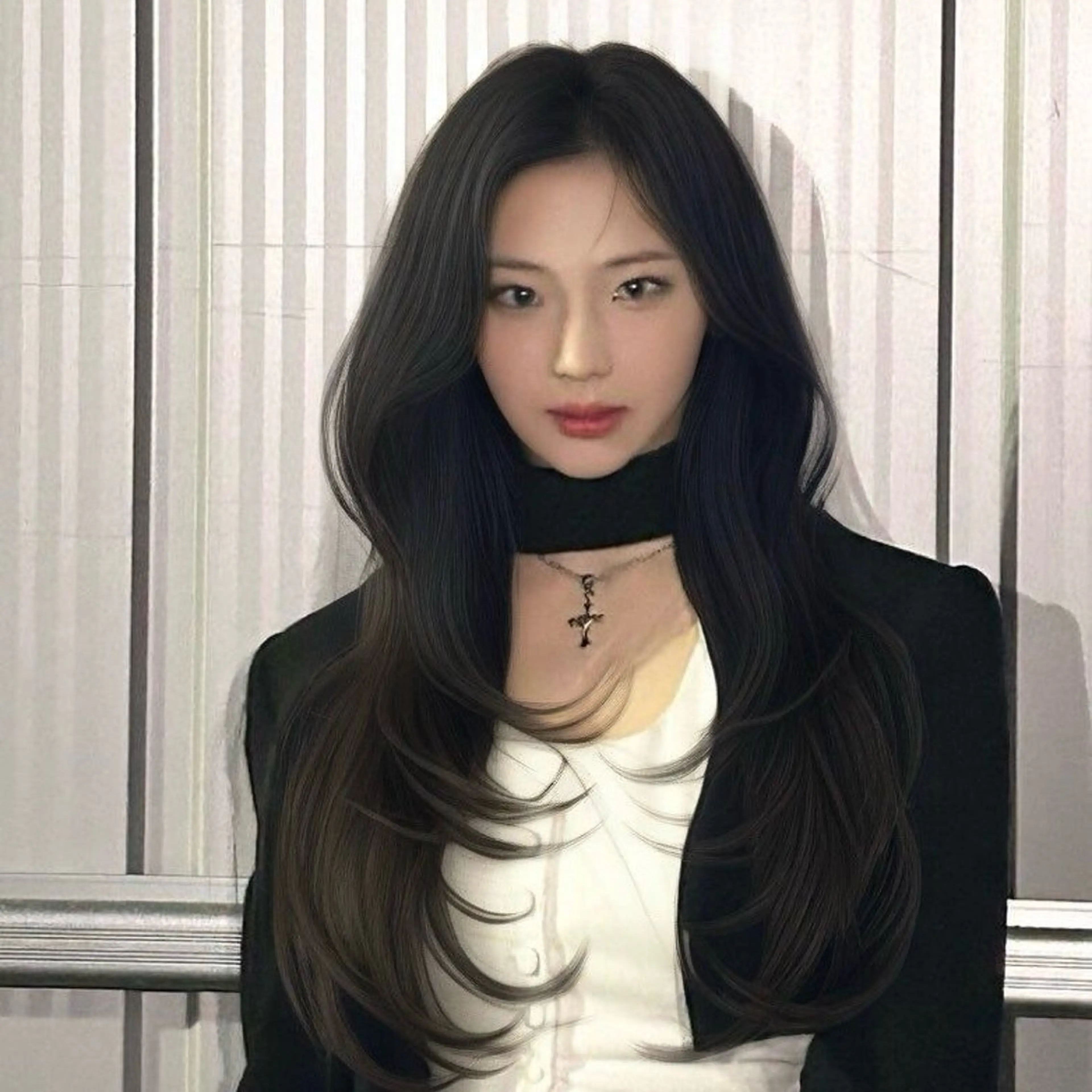 ロング ⛓ワンホンレイヤー 🥀🖤/あいりのヘアスタイル