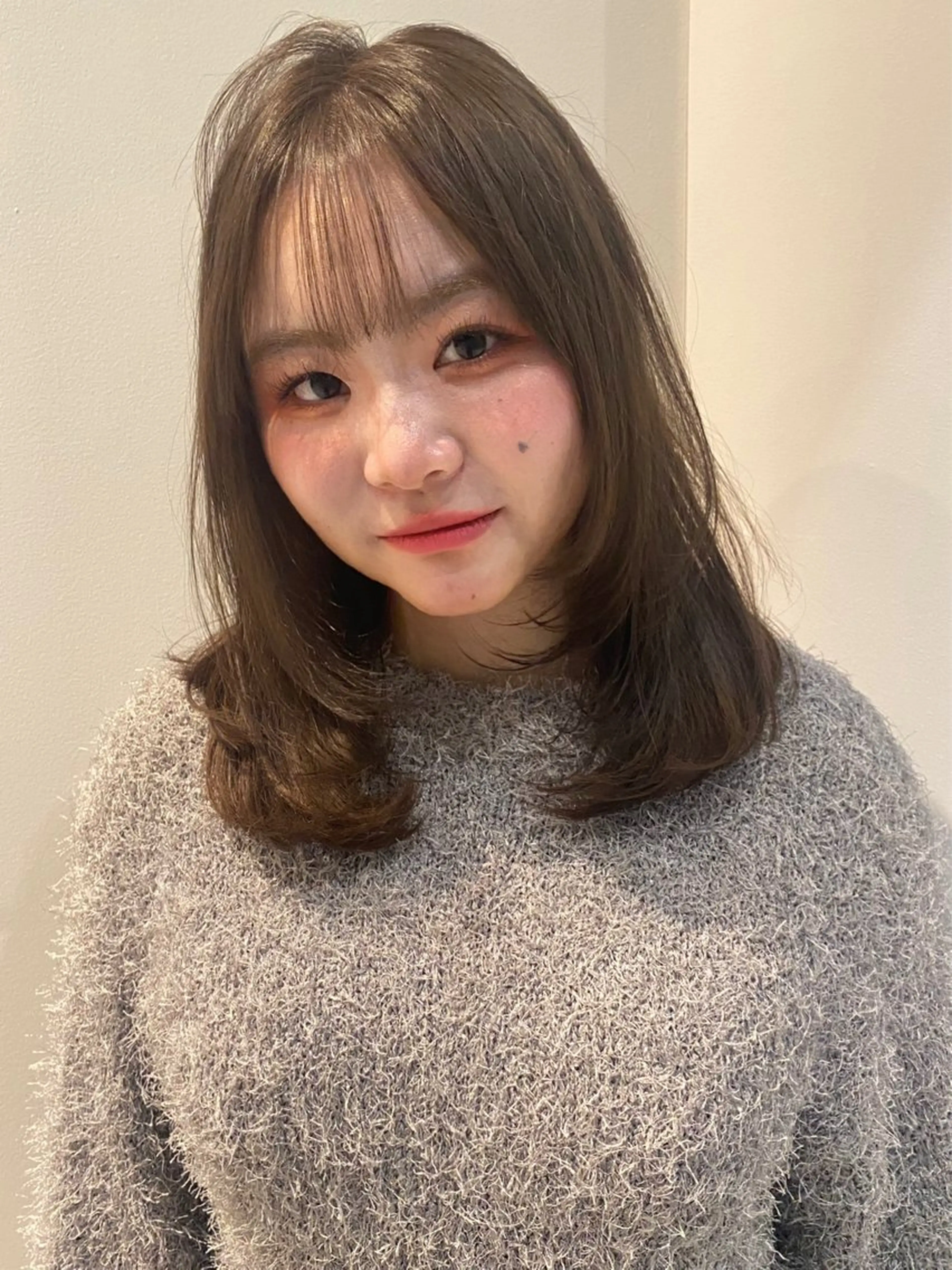 ミディアム カラー カット ヘアカラー トリートメント mai / linoah˚✧のヘアスタイル