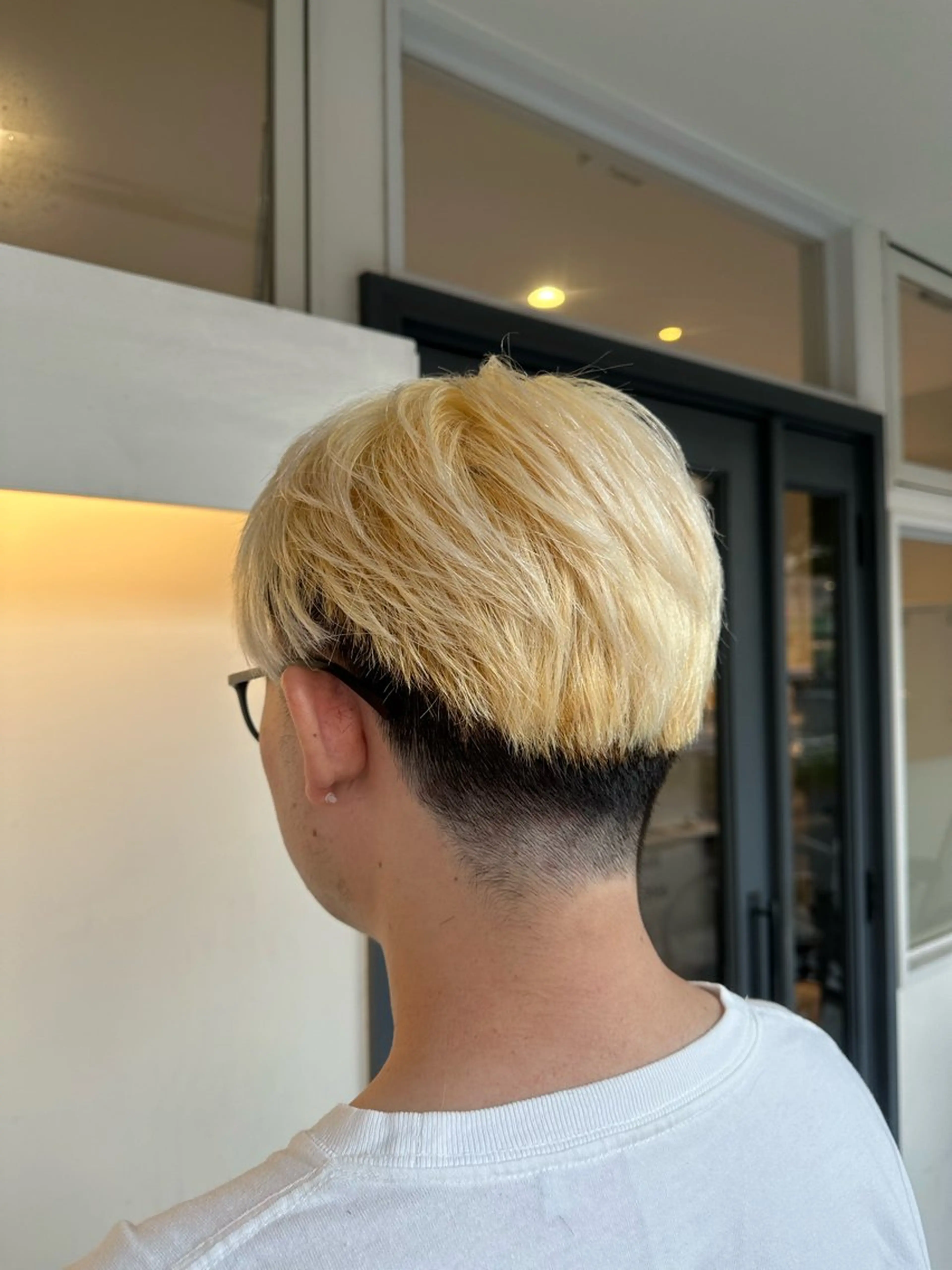 カラー メンズ メンズブリーチ ブリーチ Agu hair noman マナのヘアスタイル